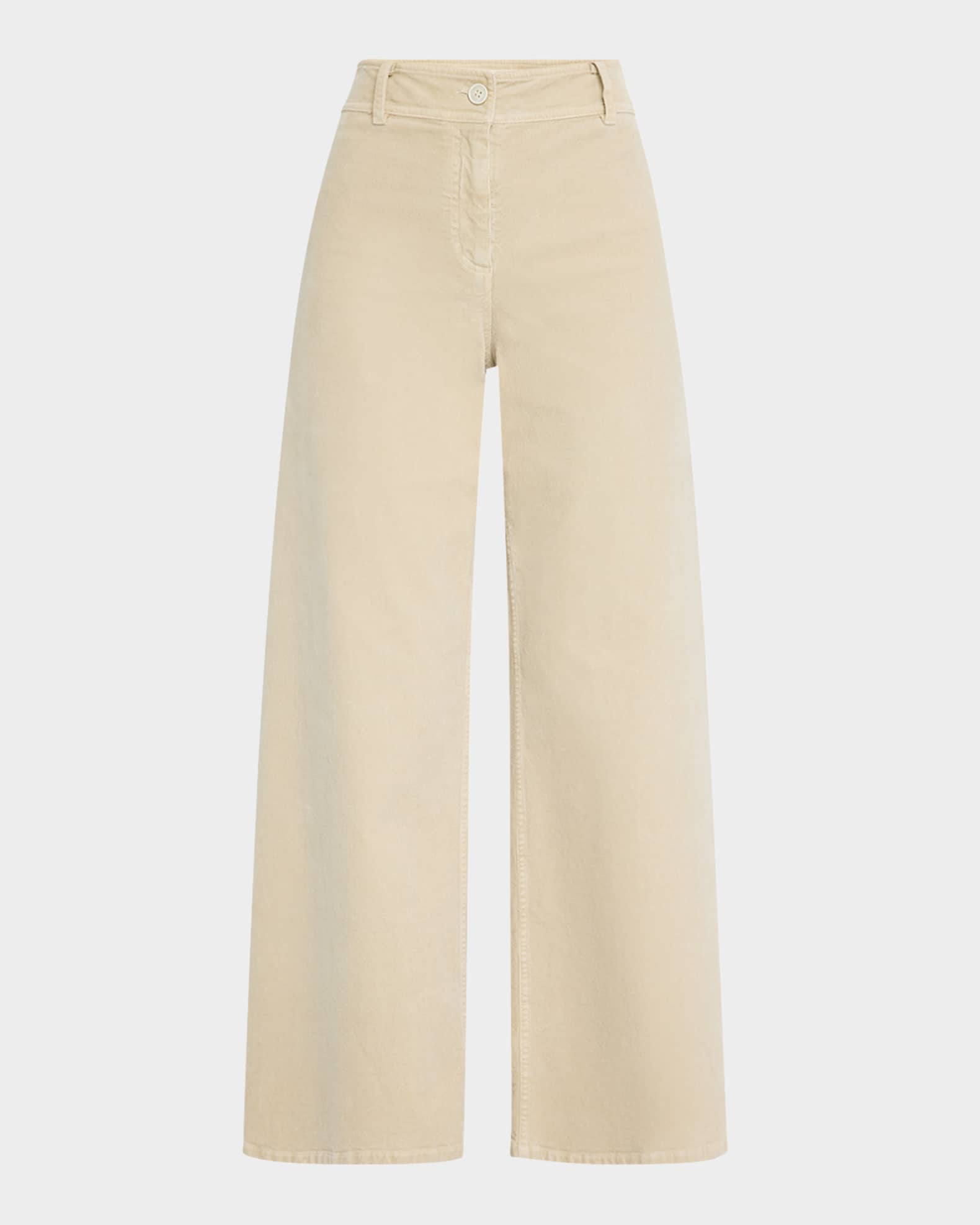 Megan Wide-Leg Corduroy Pants 0