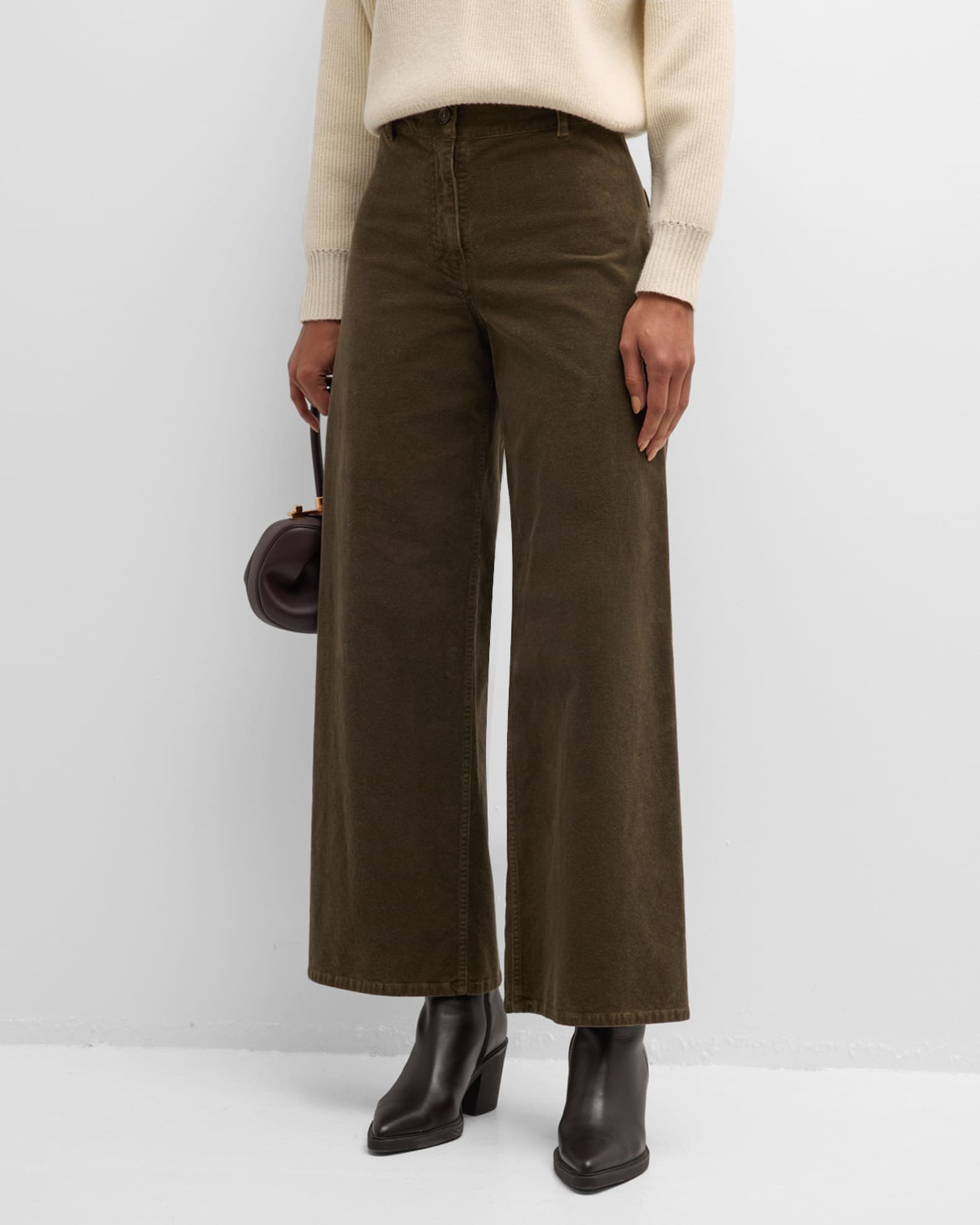 Megan Wide-Leg Corduroy Pants 1