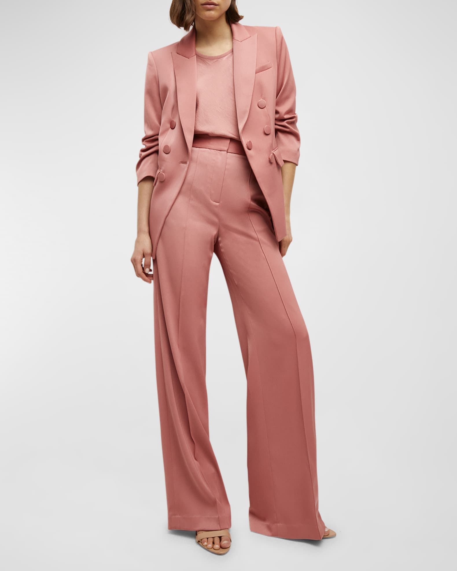 Satin Suit Neiman Marcus