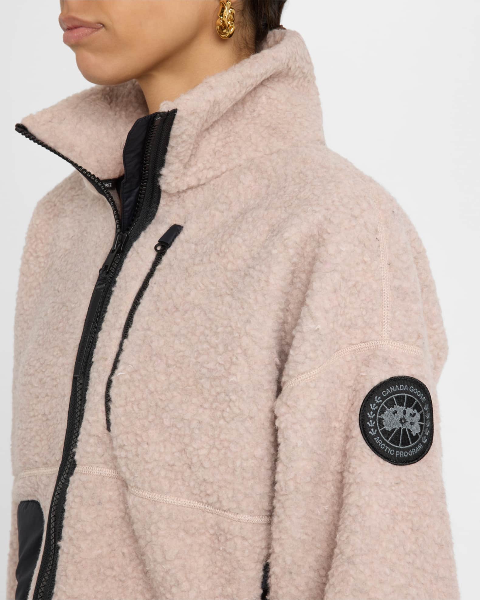 Canada Goose Simcoe Fleece Zip Jacket | Neiman Marcus