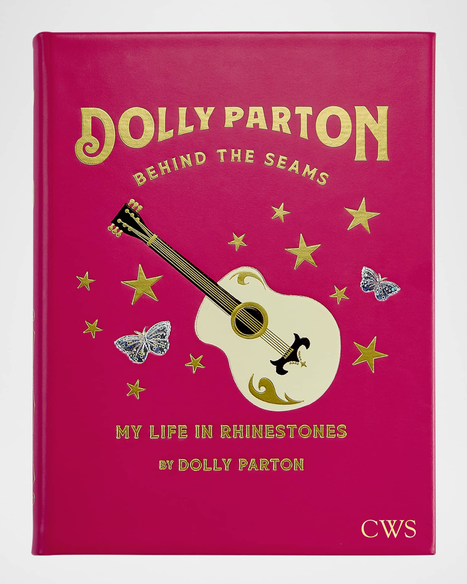"Behind the Seams: My Life in Rhinestones" Leather-Bound Book by Dolly Parton, Personalized 0