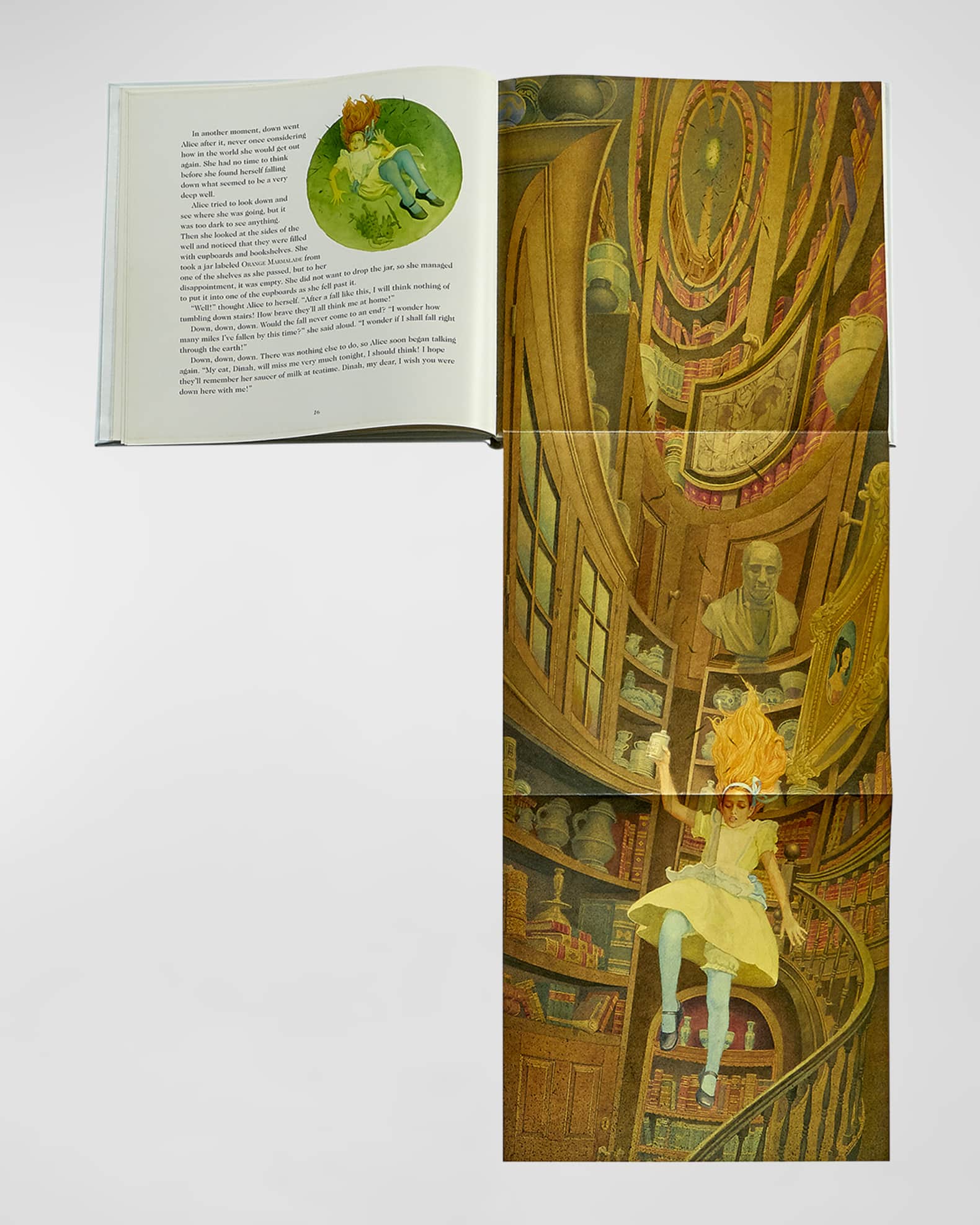 "Alice's Adventures in Wonderland" Leather-Bound Book by Lewis Carroll - Illustrated Edition 1