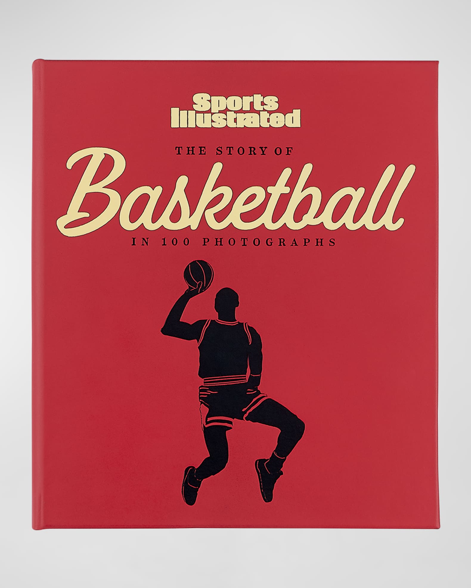"The Story of Basketball in 100 Photographs" Leather-Bound Book by Sports Illustrated 0