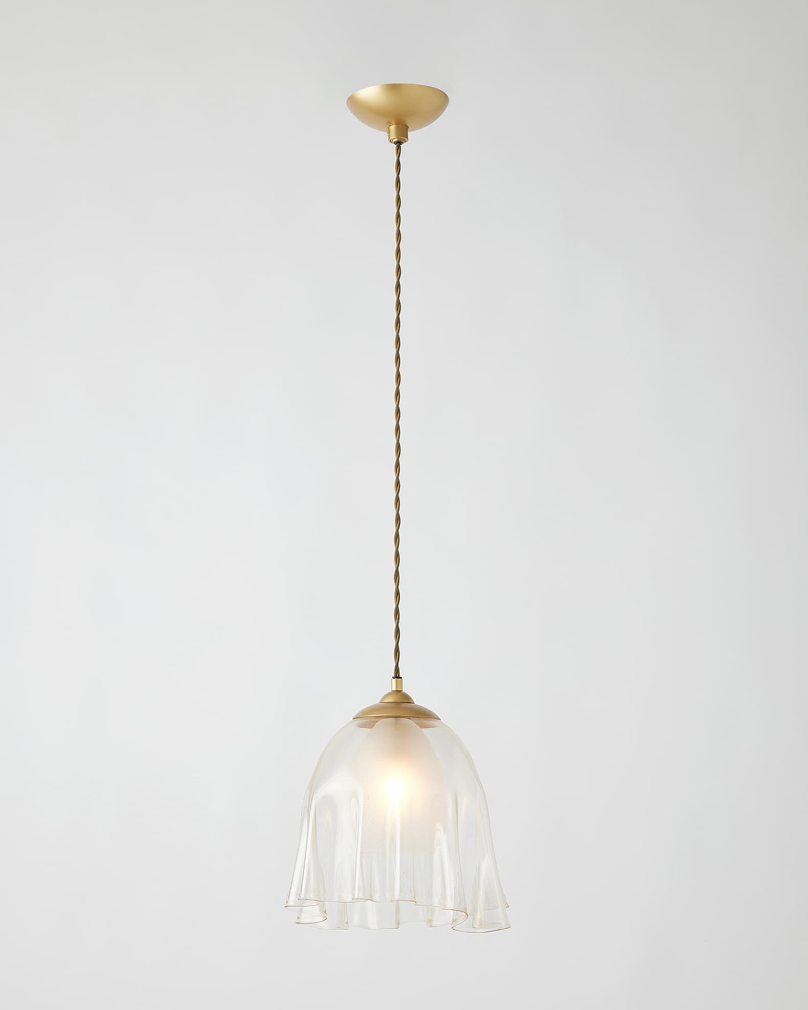 Handkerchief Art Glass Pendant, 108" 0