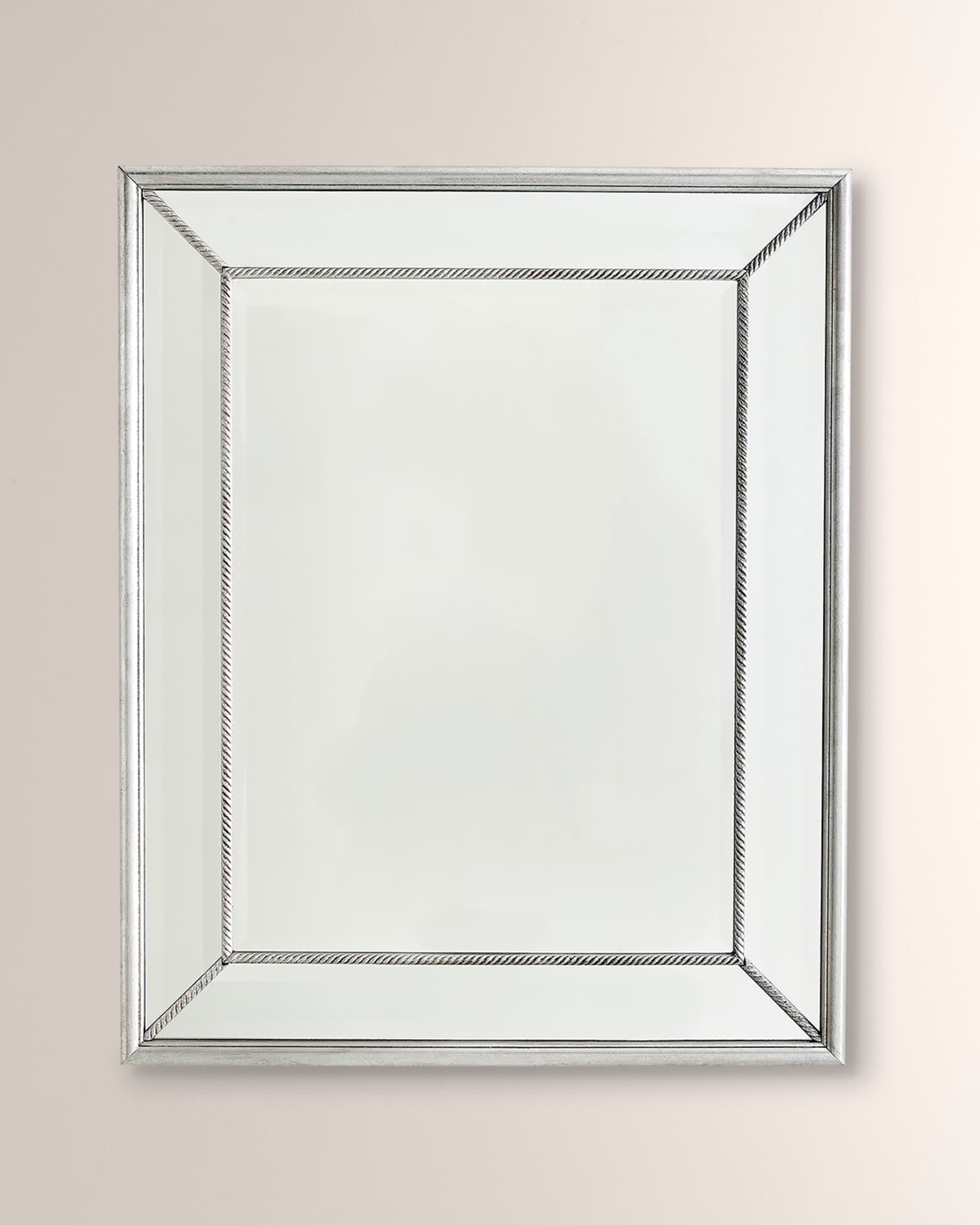  Vermeil Rope Mirror - Silver 0