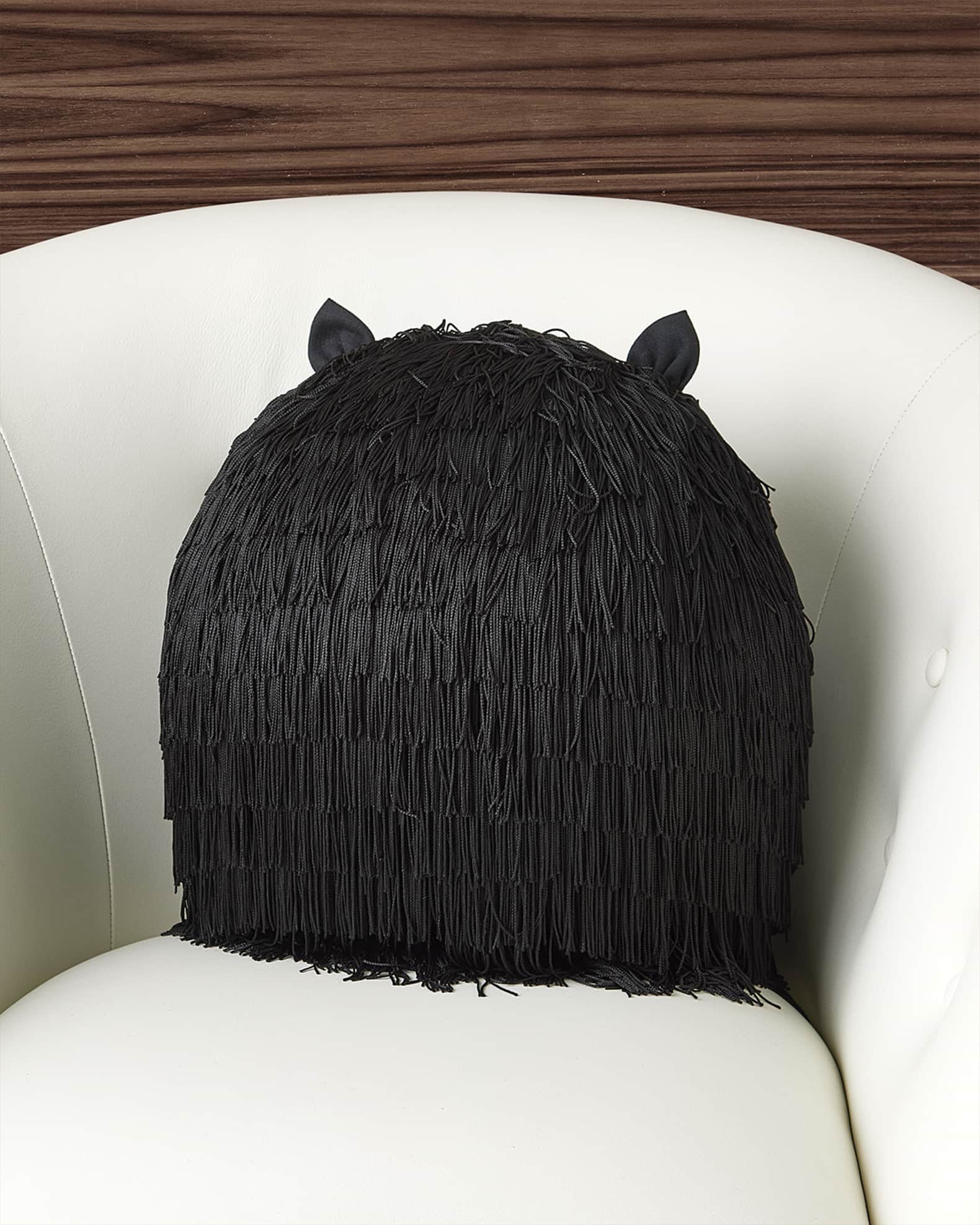 La Chatte Pillow, 12" Round 1