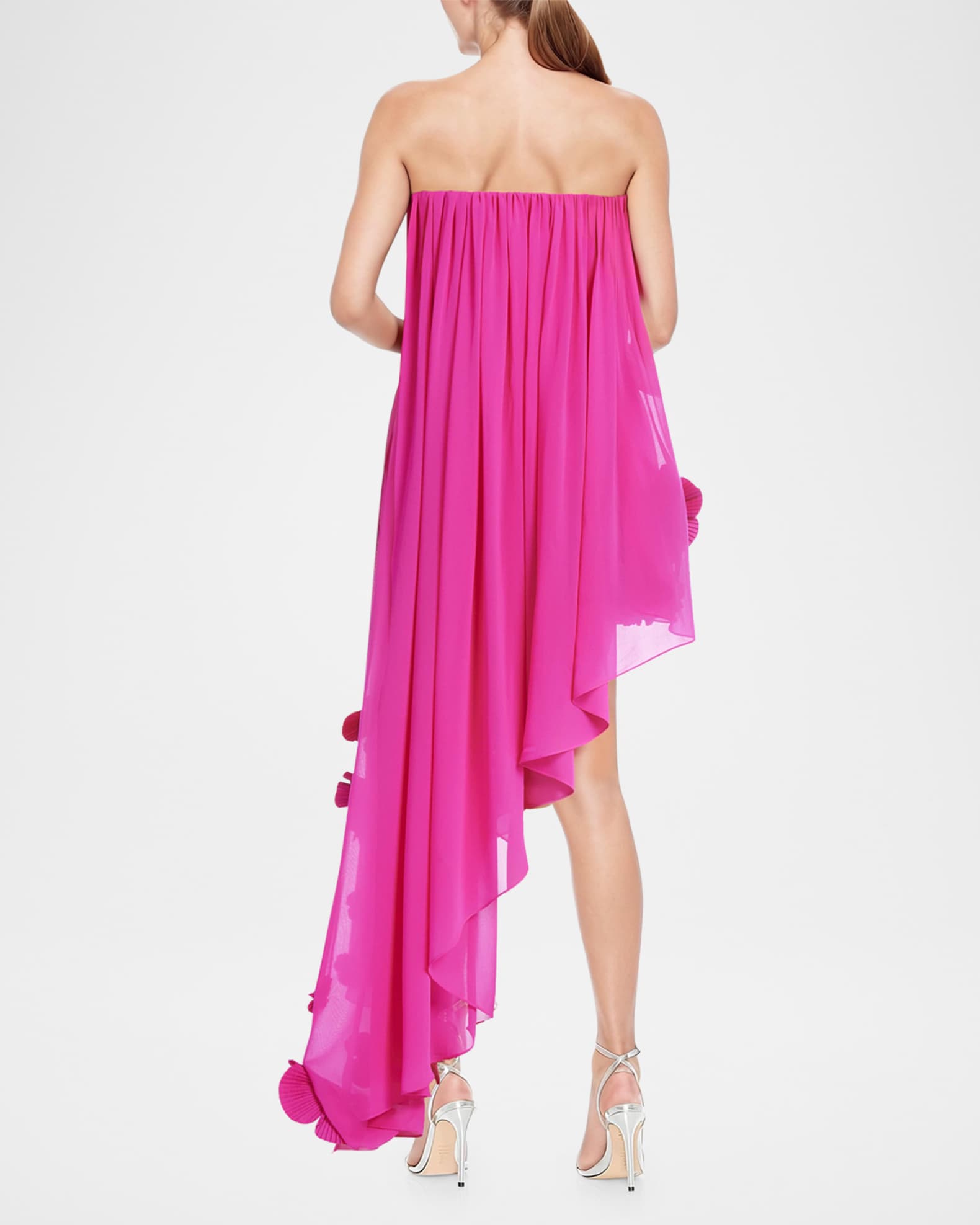 ONE33 Social The Maeve Strapless Floral Maxi Dress Pink 10