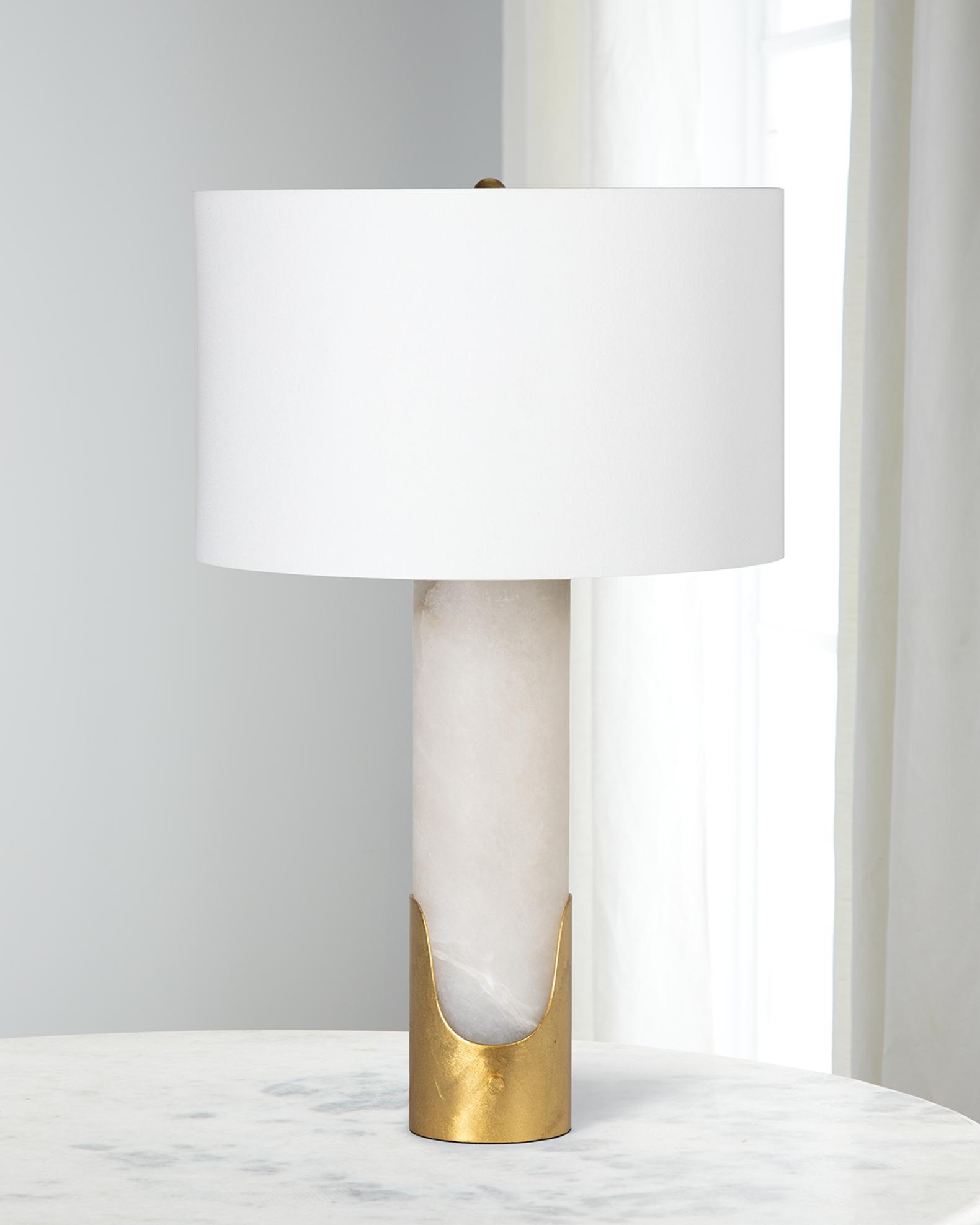 Regina Andrew Sacha 27" Alabaster Table Lamp | Neiman Marcus