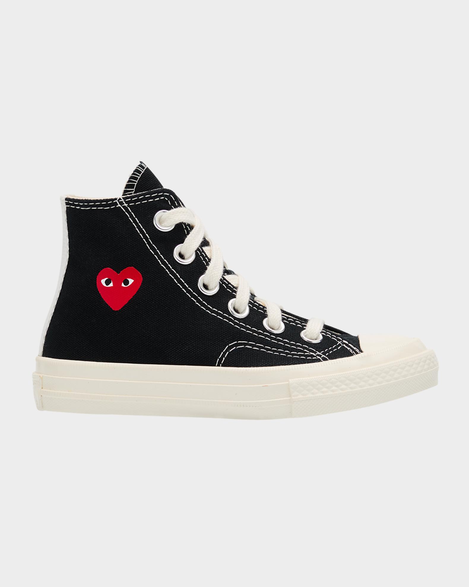 Comme des Garcons x PLAY High Top Sneakers W/ Red Heart, Toddlers