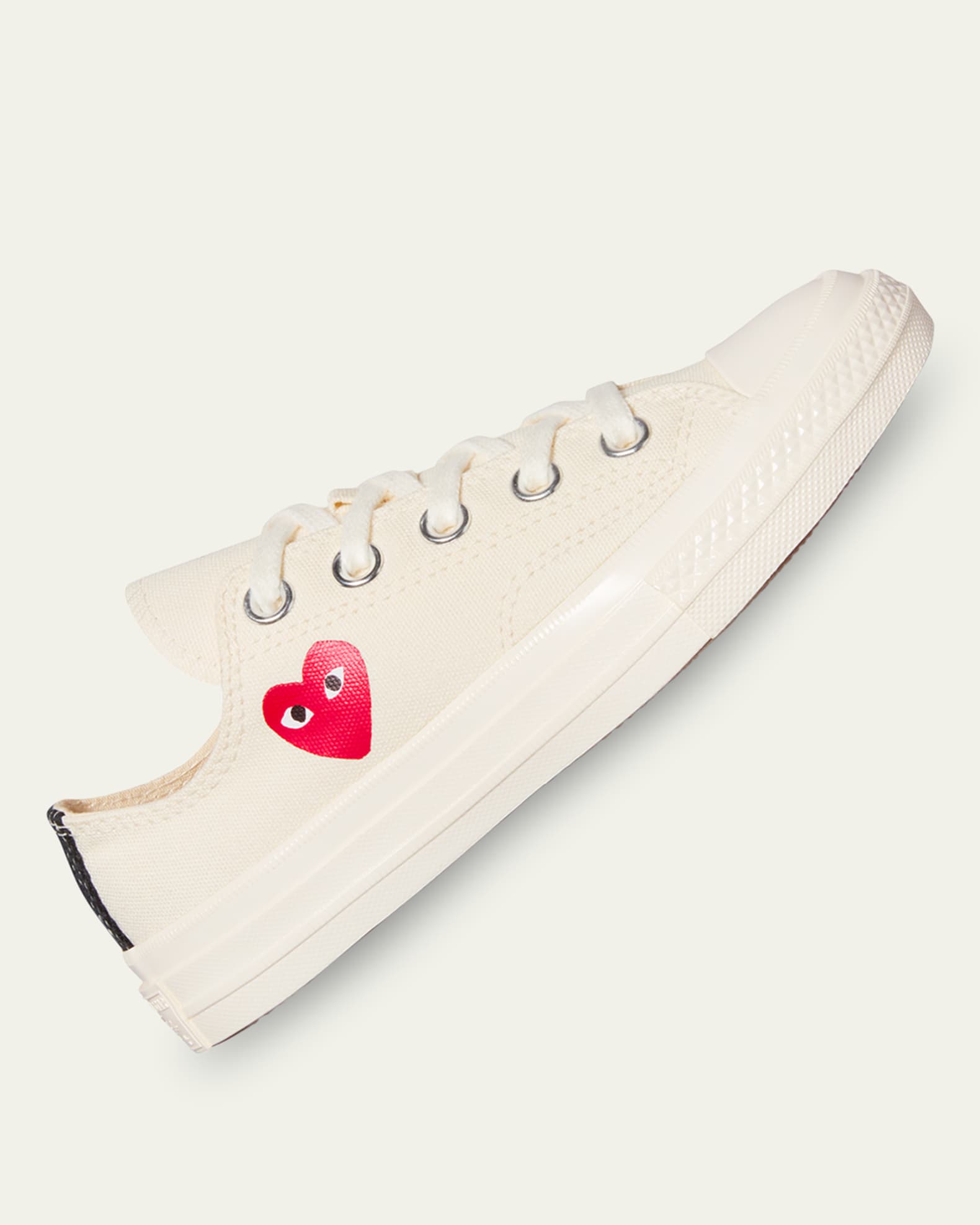 Comme des Garcons x PLAY Low Top Sneakers W/ Red Heart, Toddlers