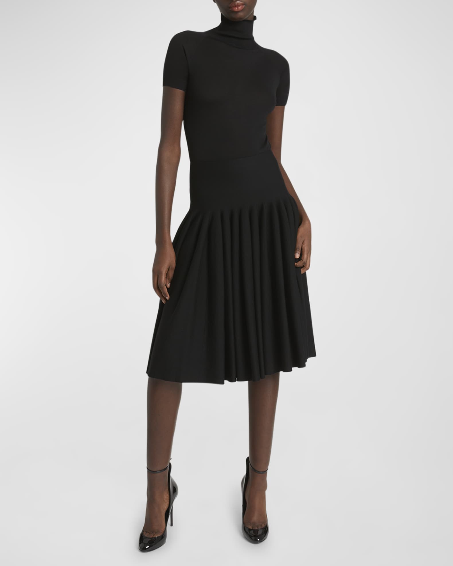 The Aria High-Rise Pleated Skirt main image 0