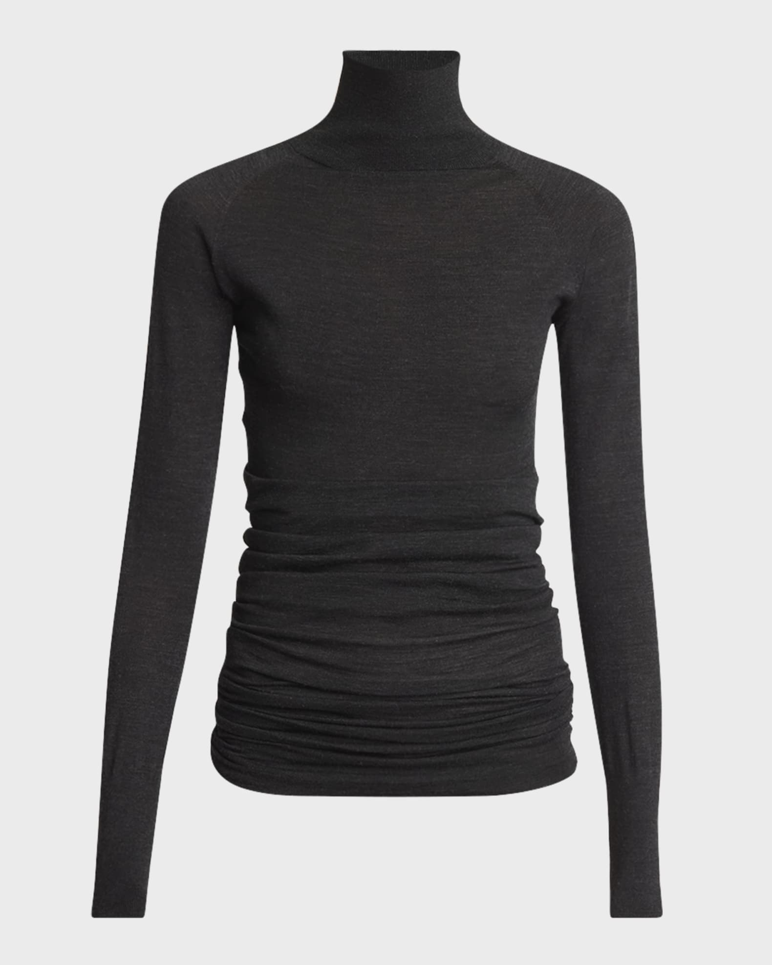 【送料&関税込】Alaia Long-sleeved Bodysuit ALAÏA BLUE CASHMERE BODYSUIT |ALAÏA US