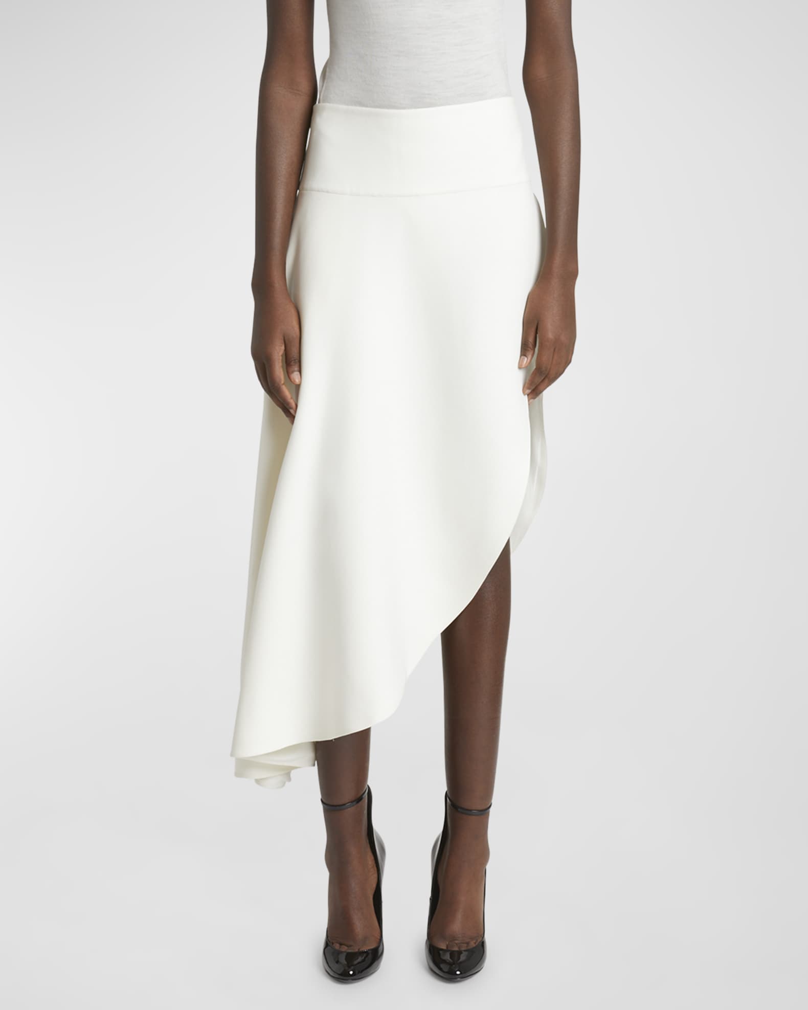 Fluid Asymmetric Skirt  1