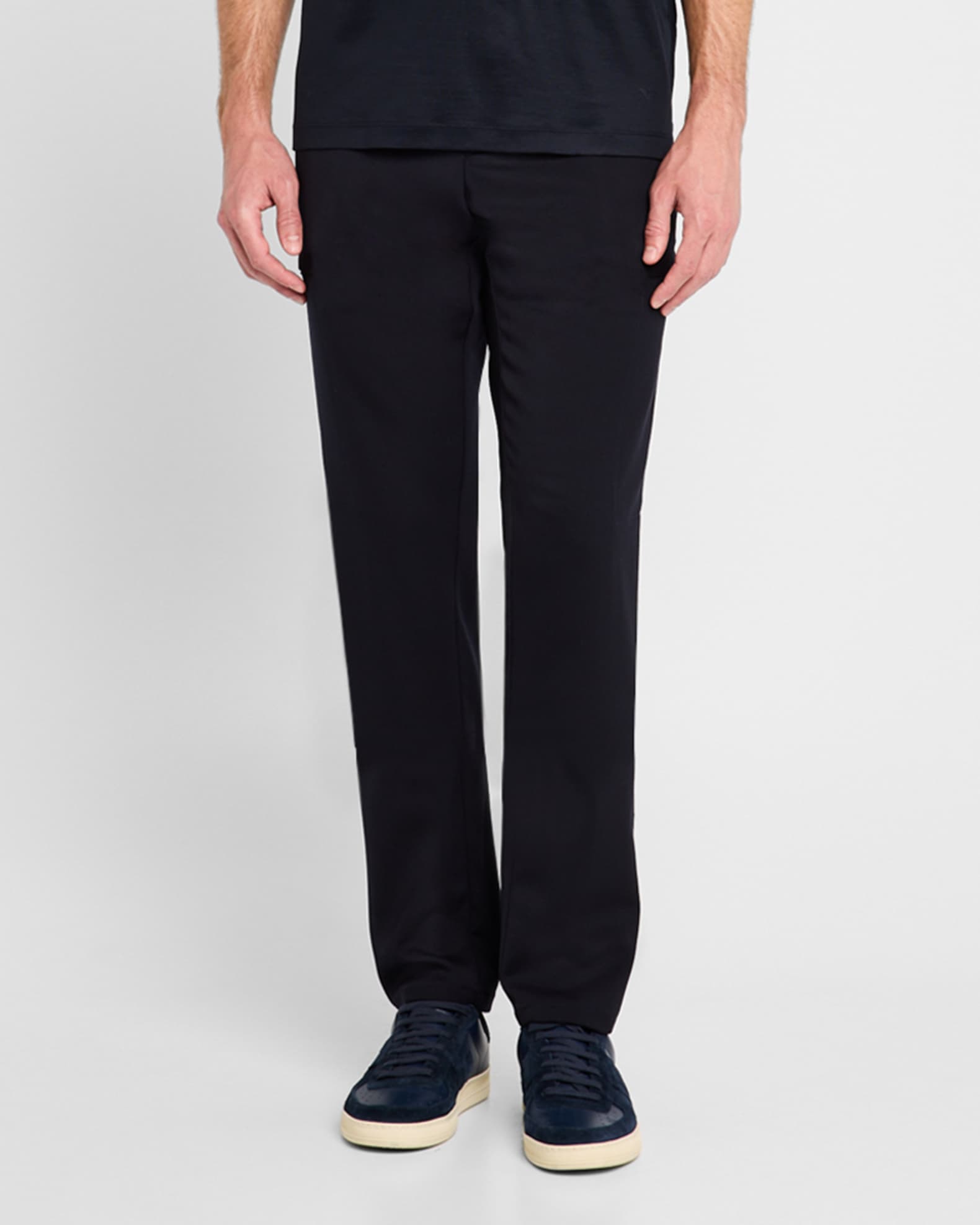 Marco Pescarolo Cavalry Twill Cargo Travel Pants Navy