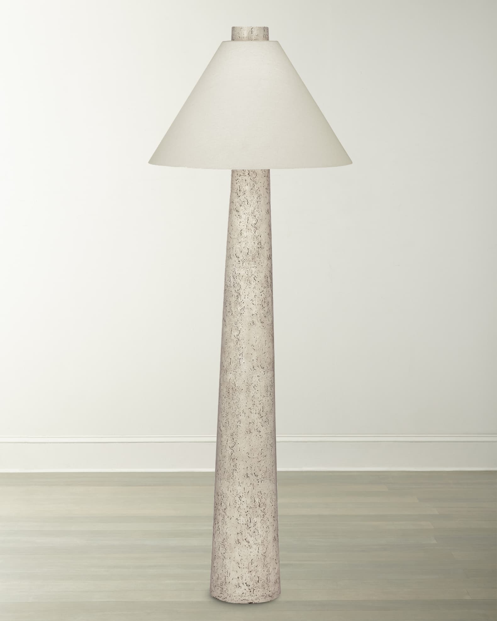Resin floor lamp top
