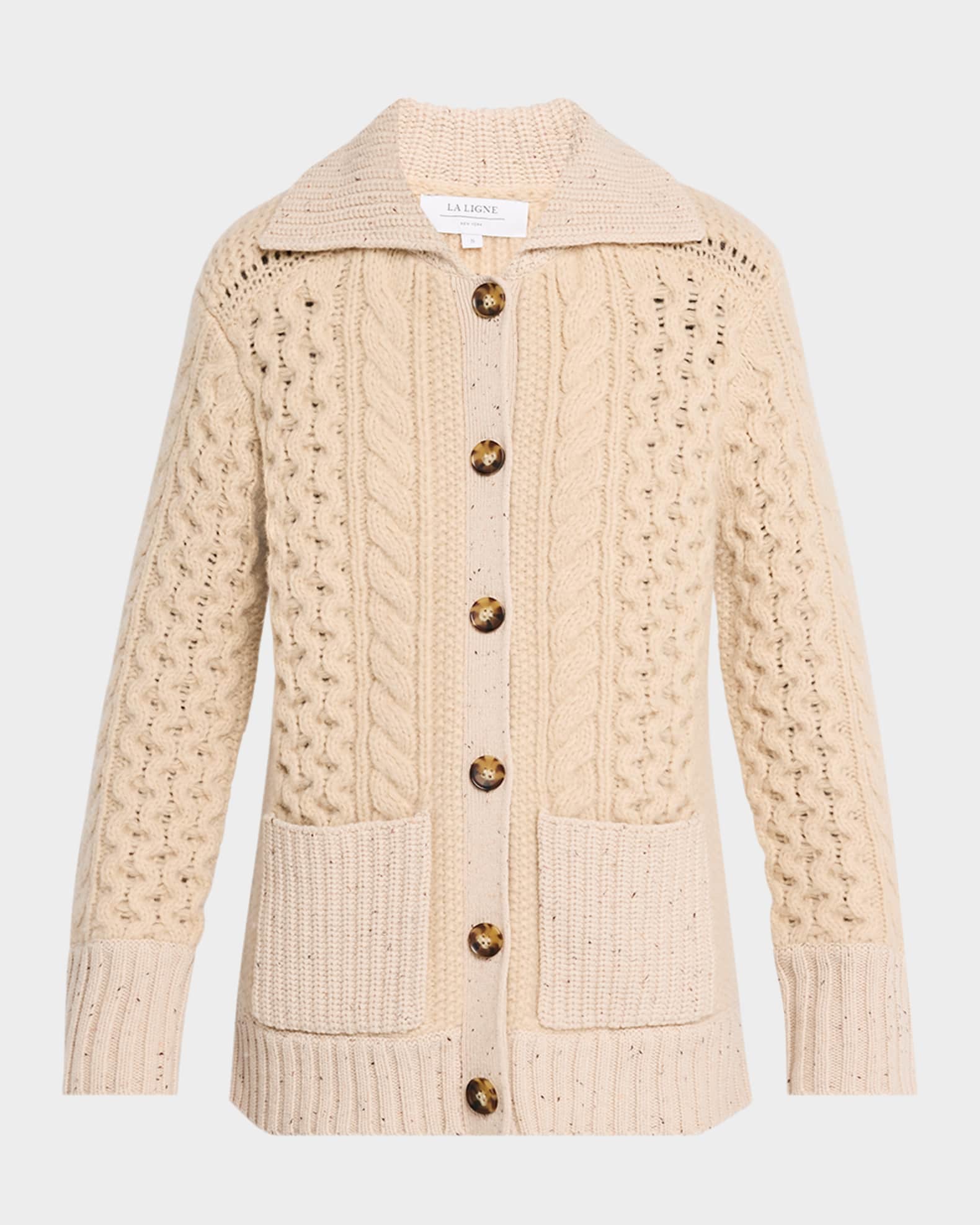 Scarf neck patchwork striped cardigans outlet