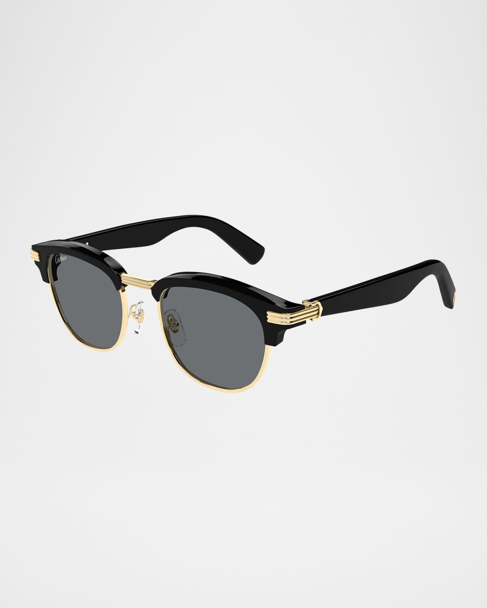 Men's Round Two-Tone Sunglasses 0