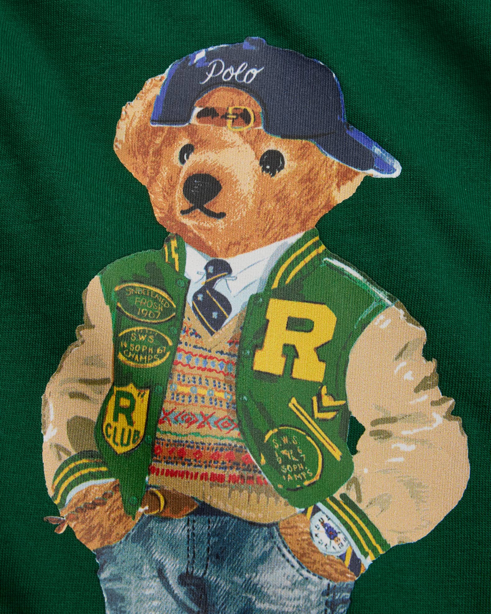 Polo bear hooded t shirt shop
