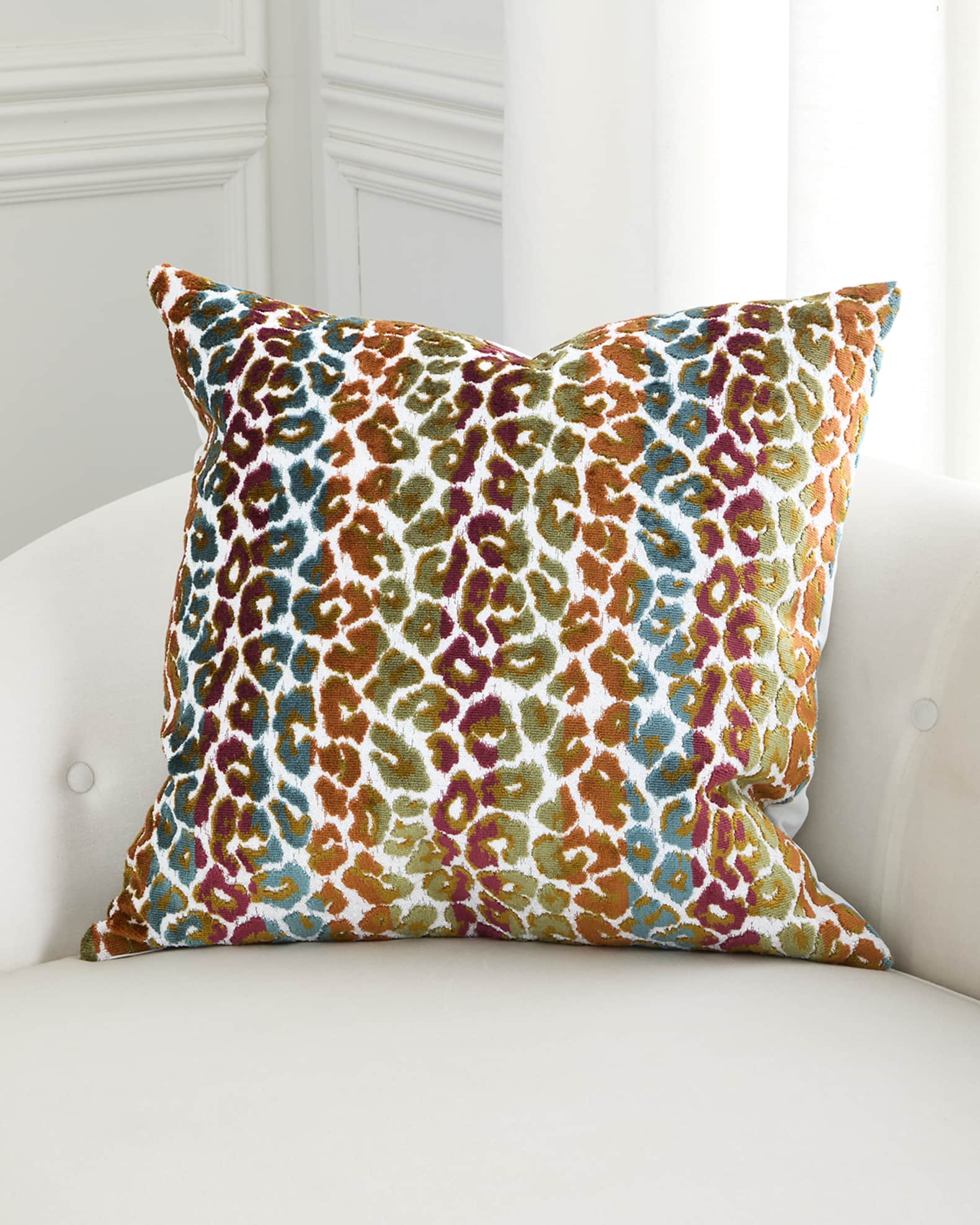 D.V. KAP Home Zelda Decorative Pillow 24 Square Neiman Marcus