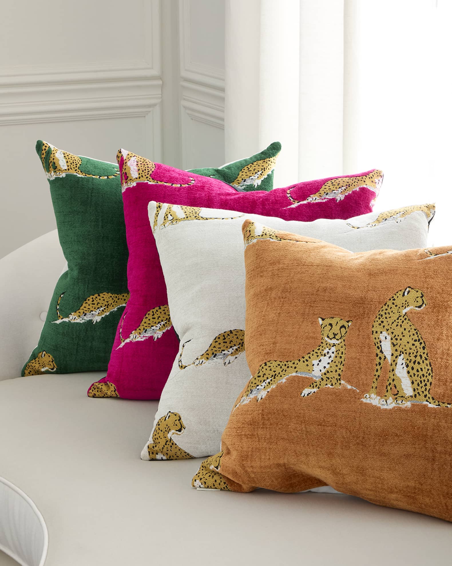 Big Iris Decorative Pillow, 24" Square 0