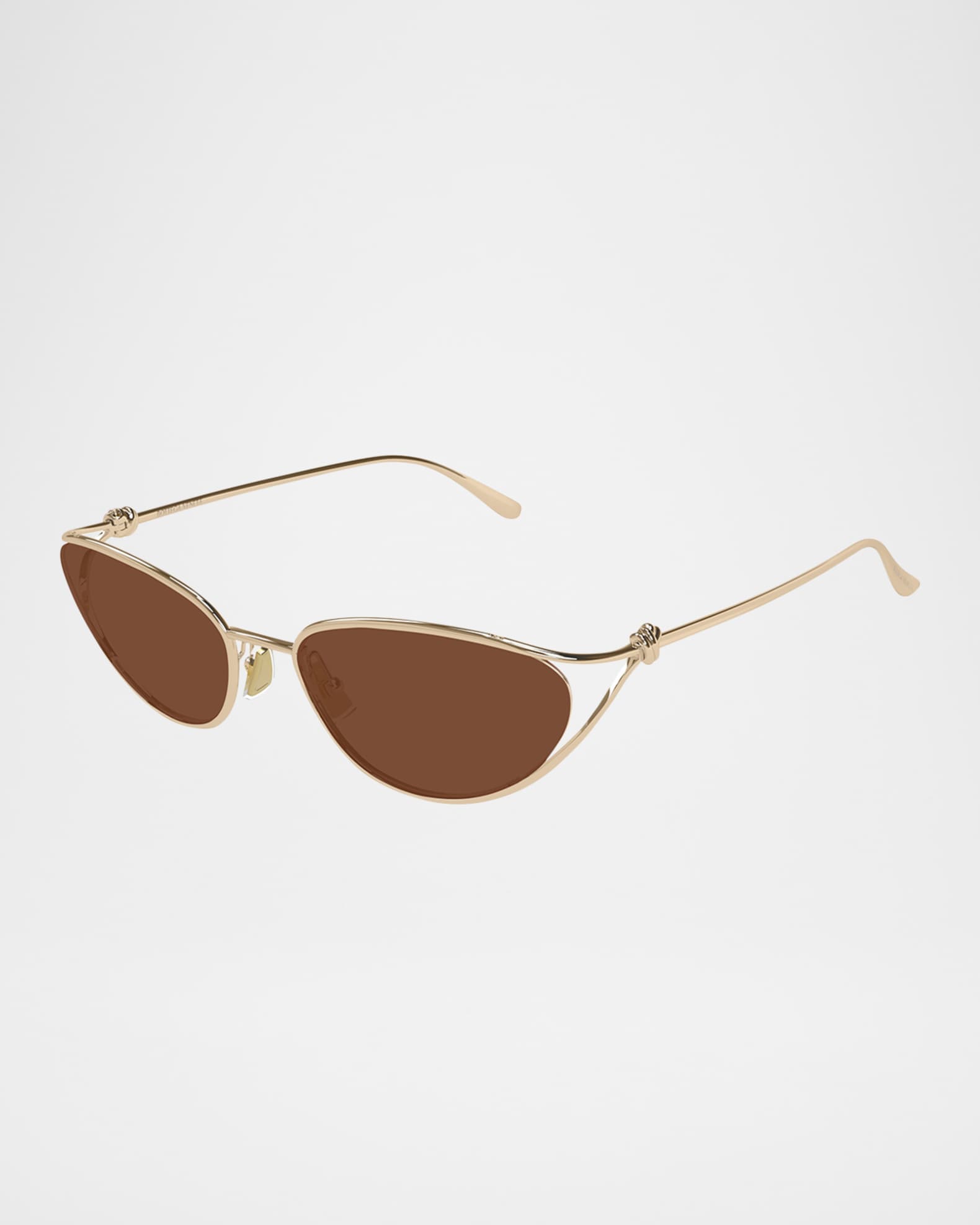 Knot Metal Cat-Eye Sunglasses 0