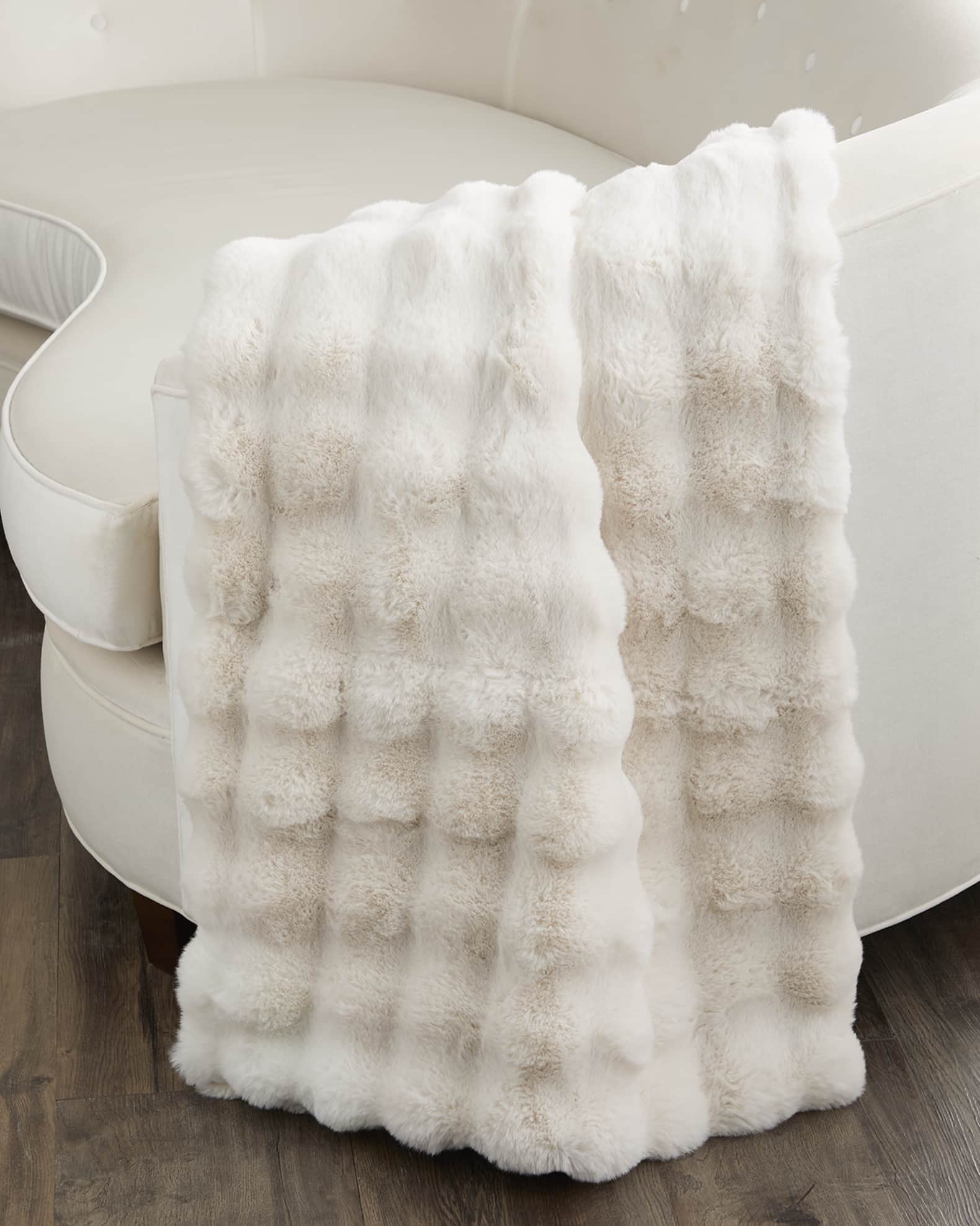 Affair Faux Fur Throw, 55" x 72" 1