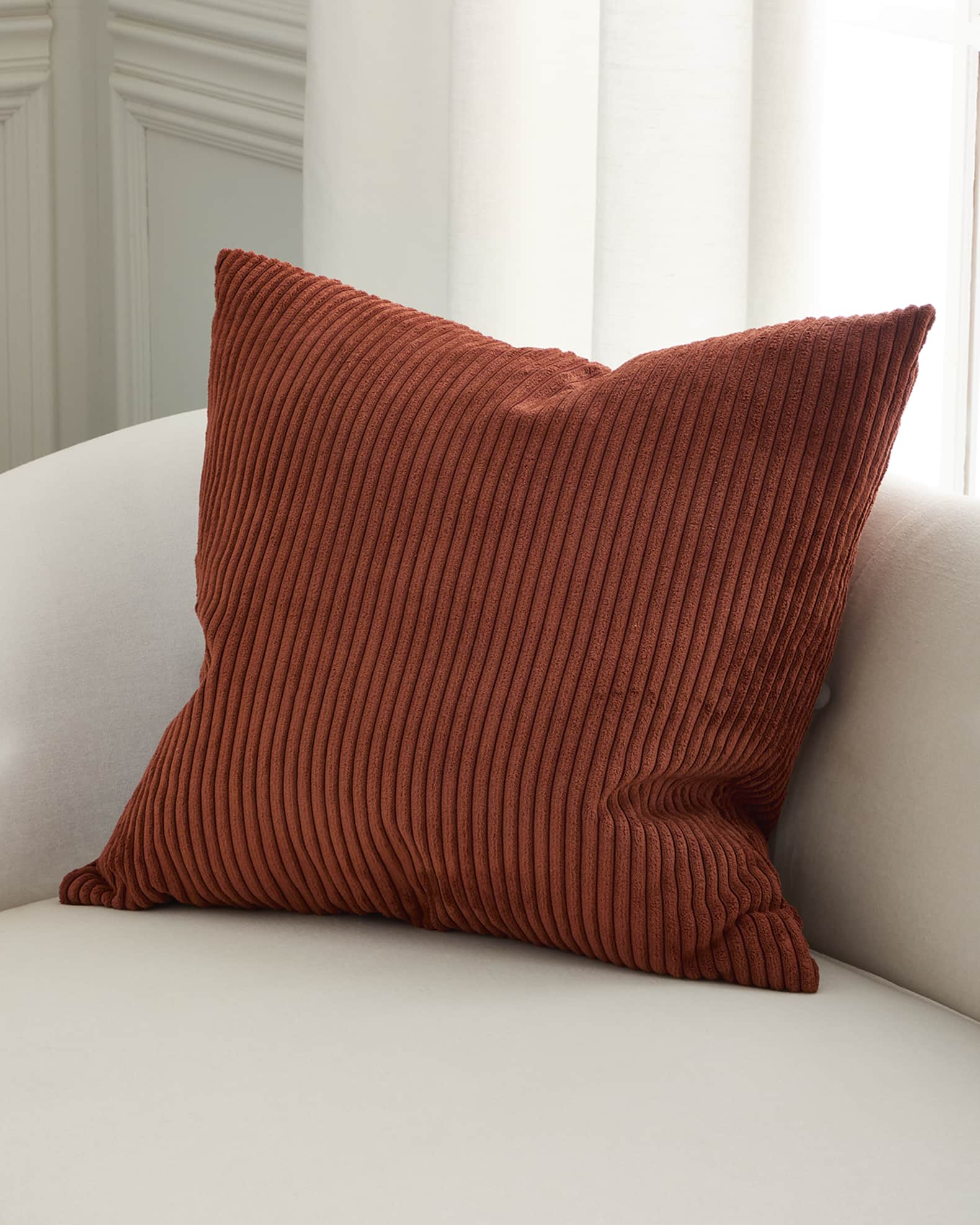 Tuft Decorative Pillow, 24" Square 1