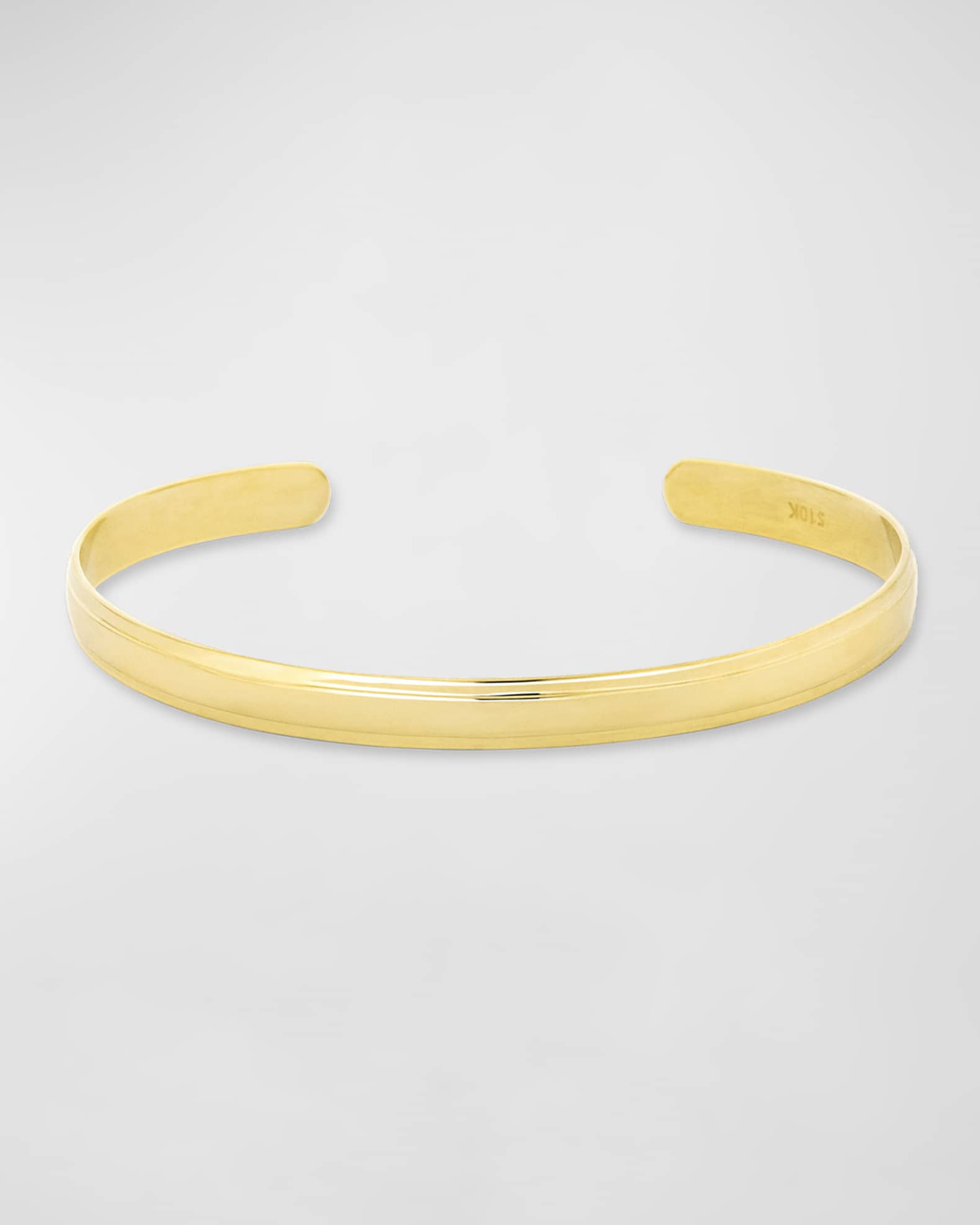 STONE AND STRAND Golden Groove Cuff Bracelet Neiman Marcus