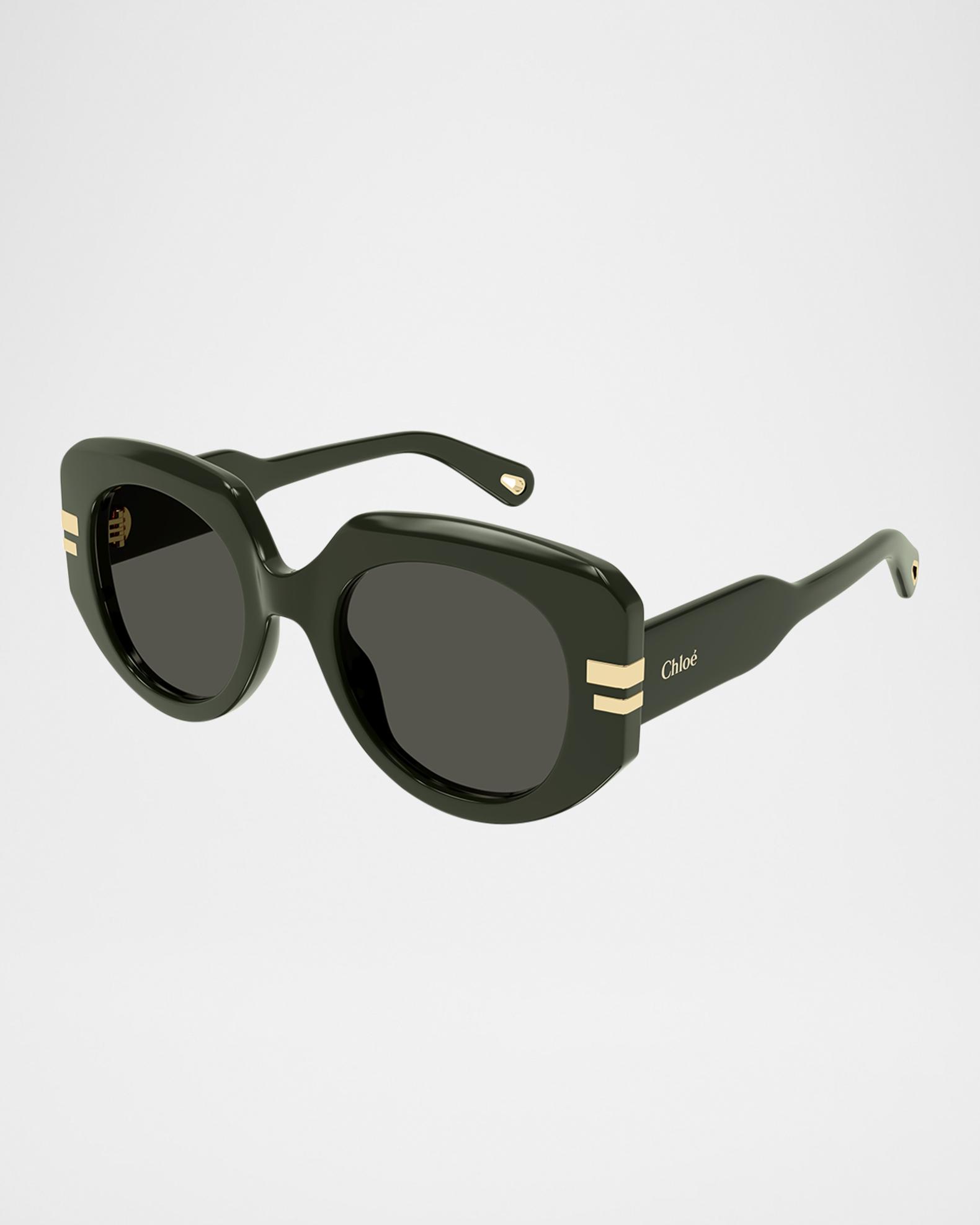 Chloe Marcie Oversized Acetate Square Sunglasses | Neiman Marcus display picture 1