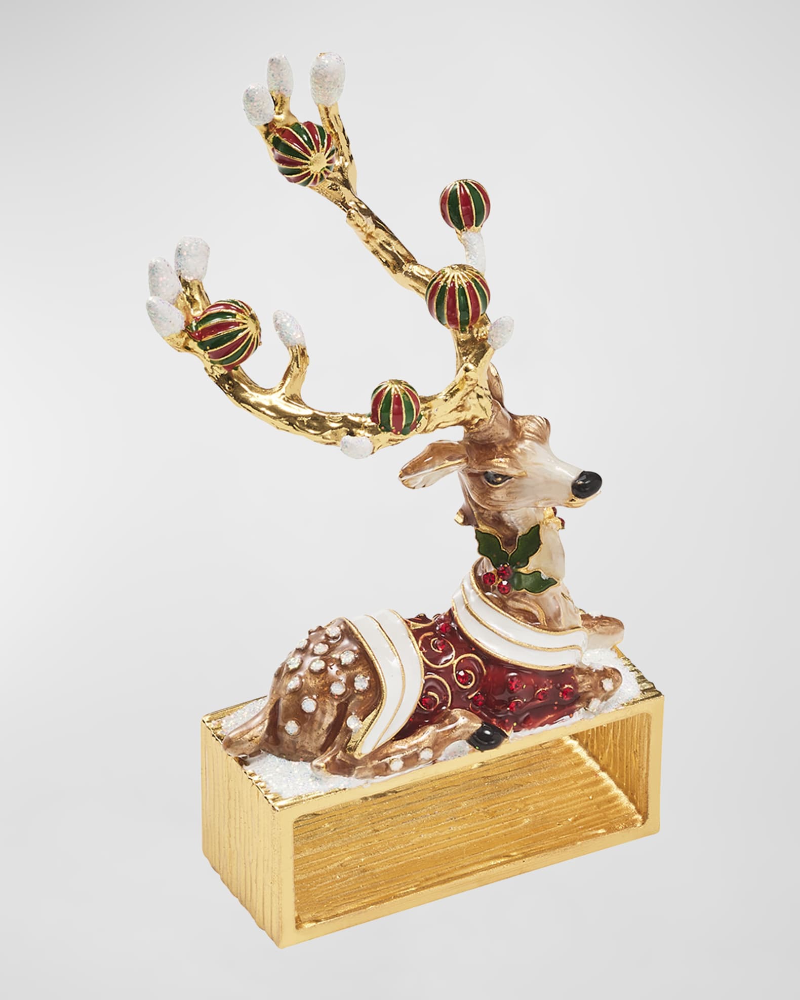 Blitzen Christmas Napkin Rings