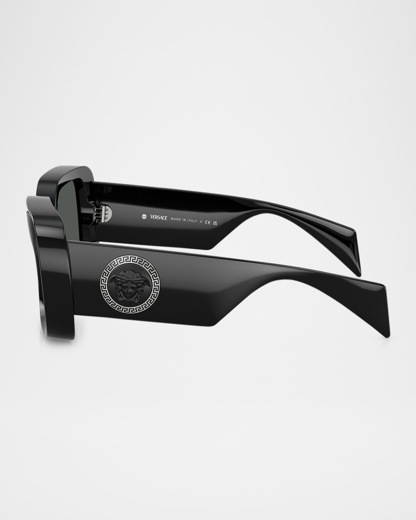 Medusa Square Plastic Sunglasses 1