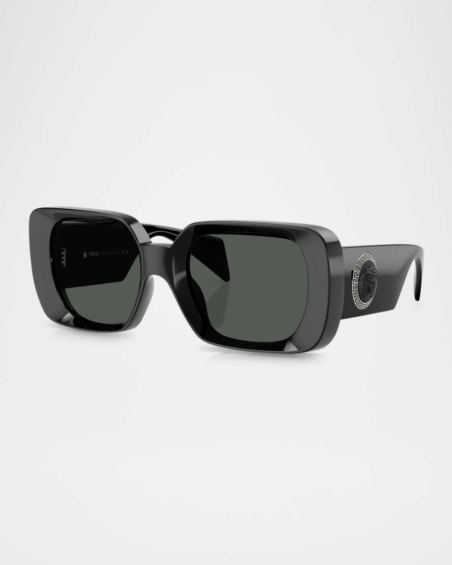 Medusa Square Plastic Sunglasses 0