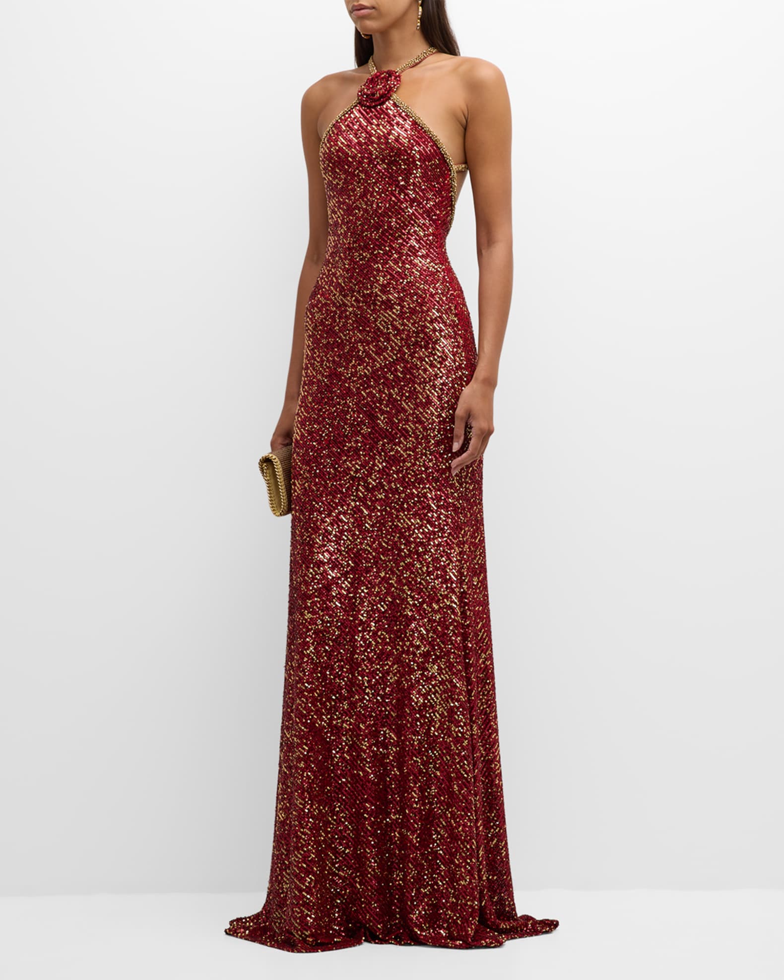 Naeem khan sequin dress store