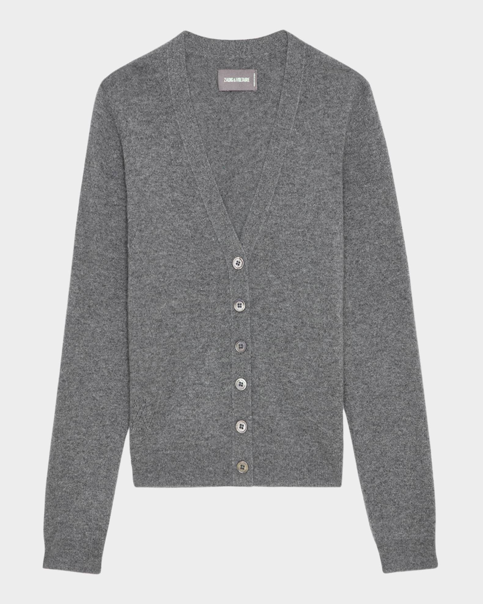 Jemmy Elbow Patch Cashmere Cardigan