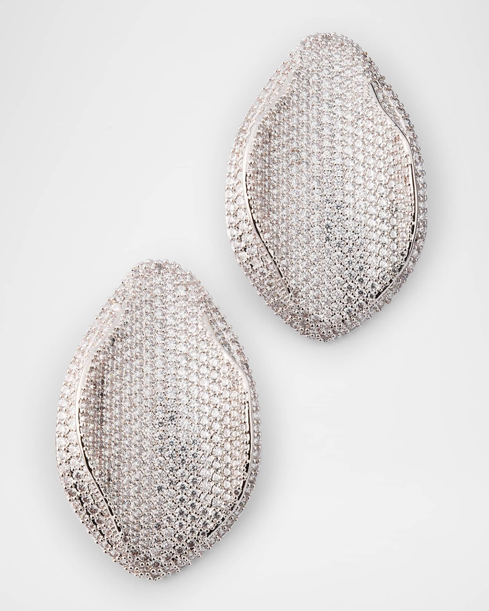 Erin Earrings, Silvertone 0