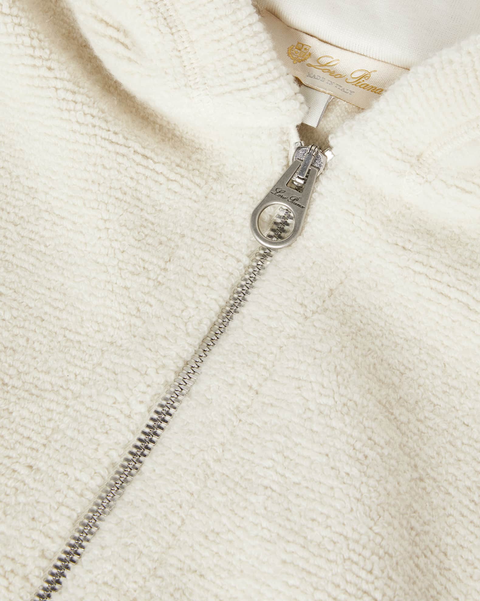 Loro Piana★素敵！White Cashmere/Leather Long Jacket Loro Piana☆素敵！White Cashmere/Leather Long Jacket