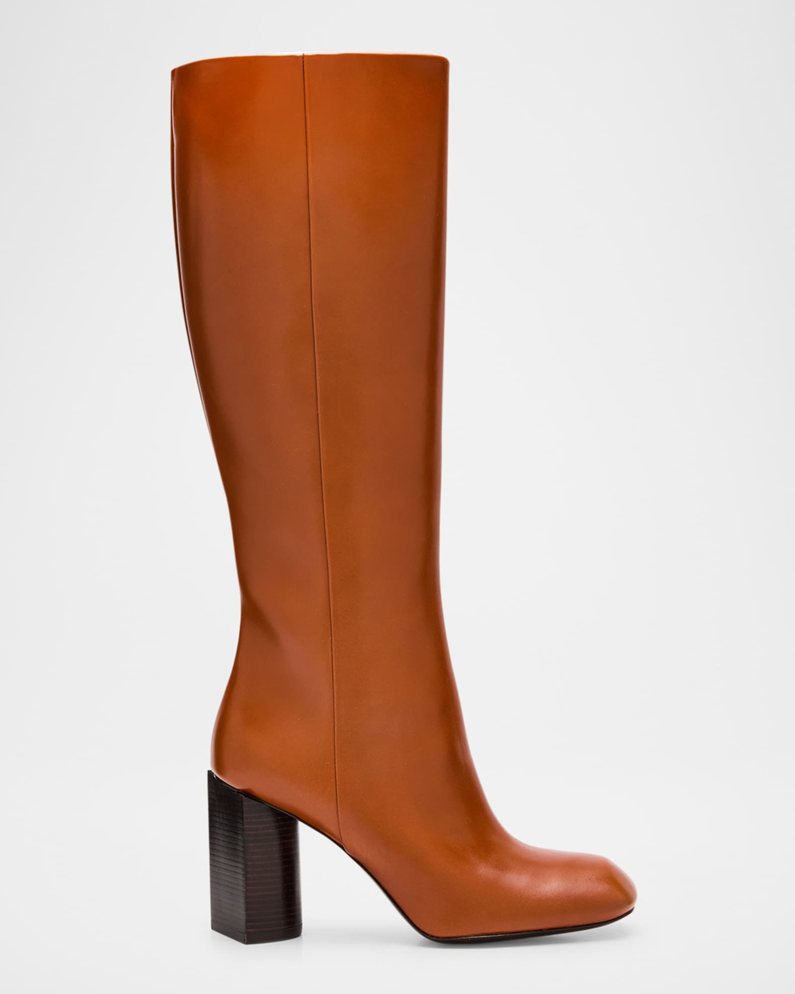 Tory Burch Women s Twisted Knee High Boot in Sierra Cognac Size 8.5