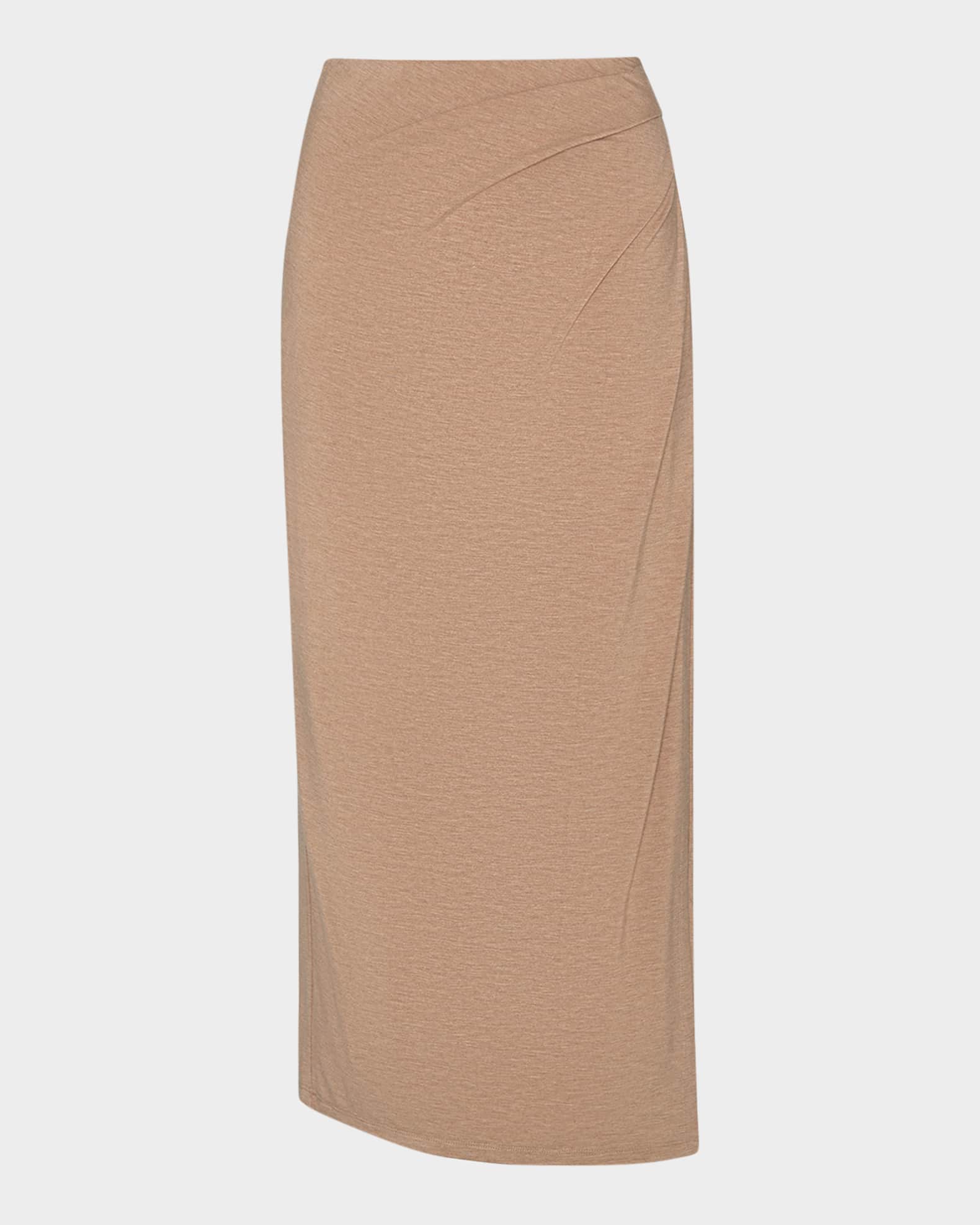 Vince pleated draped plaid midi skirt cheap