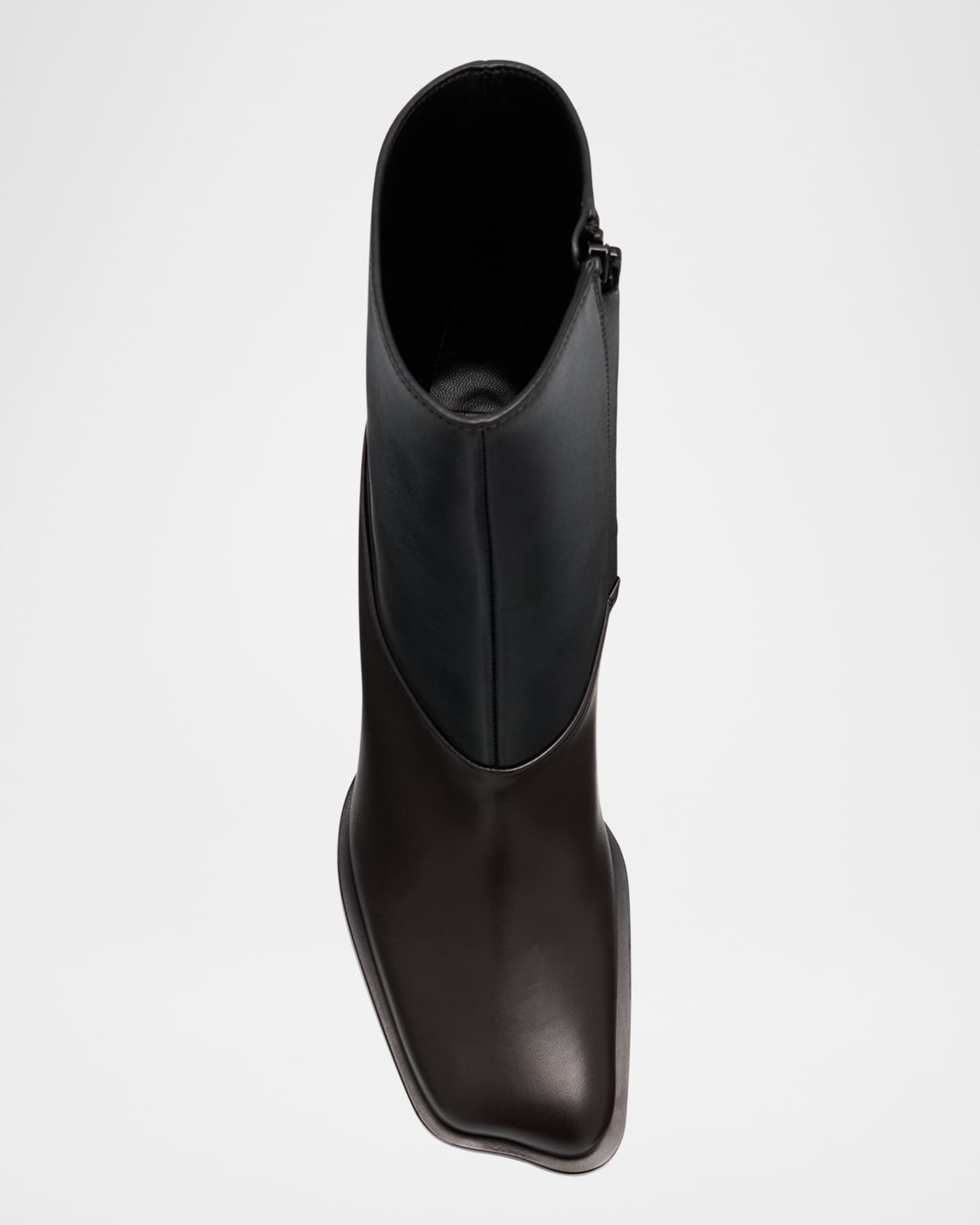 Loewe Onda Bicolor Leather Ankle Booties | Neiman Marcus