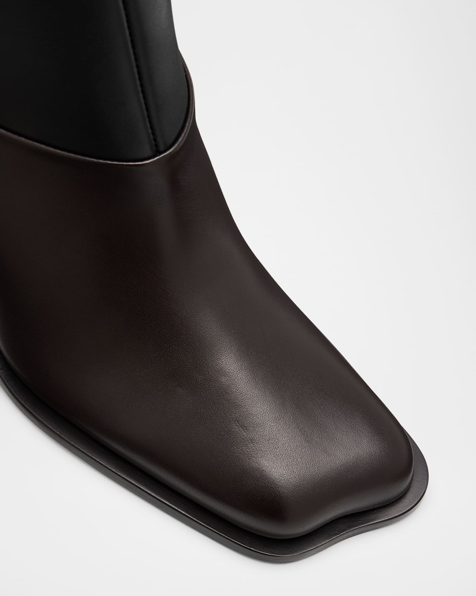 Loewe Onda Bicolor Leather Ankle Booties | Neiman Marcus