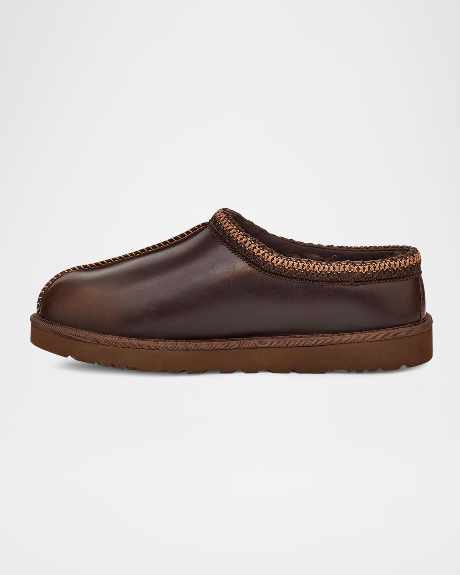 UGG Men's Tasman Leather Winter Mule Slippers | Neiman Marcus