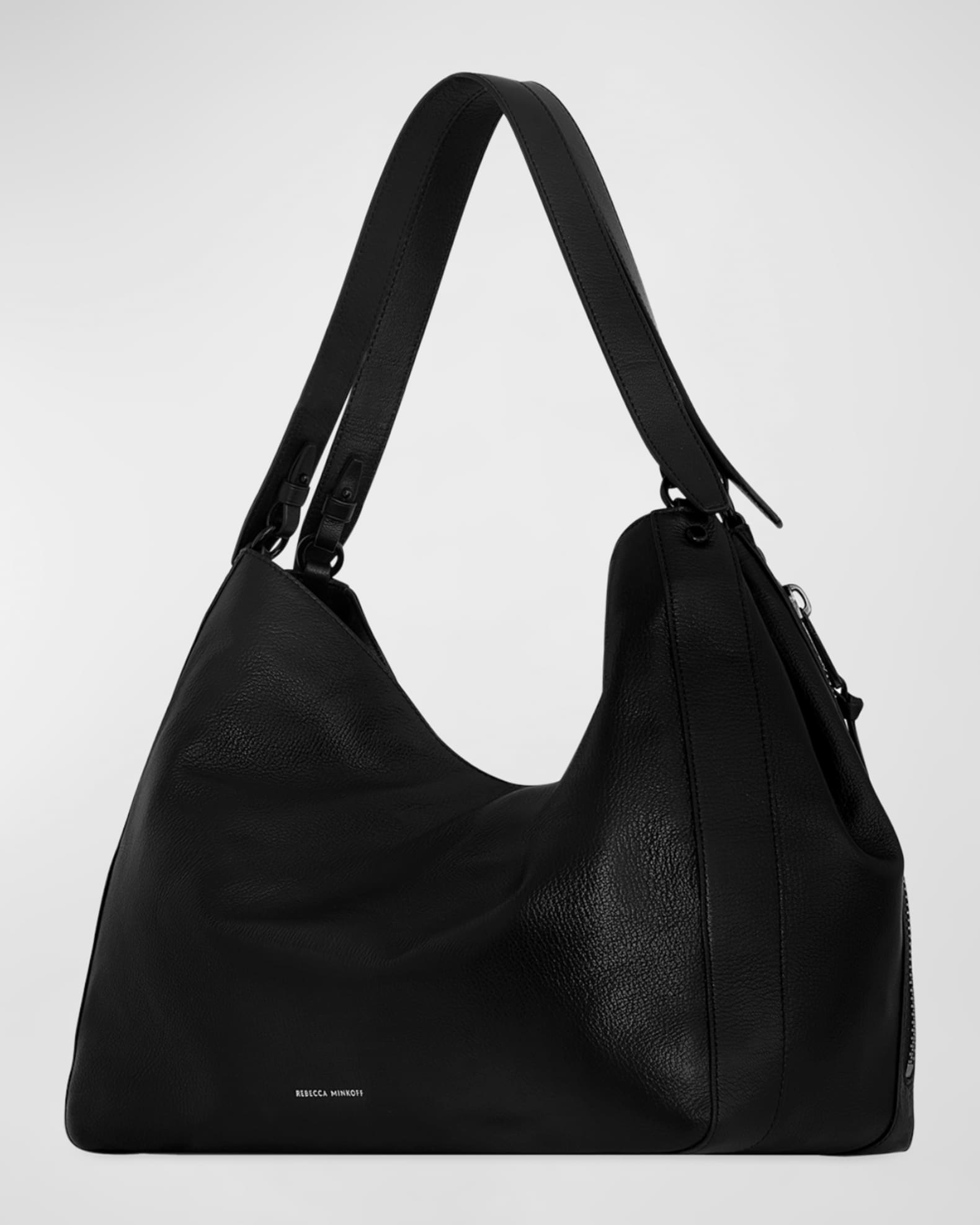 G Large Leather Shoulder Bag
