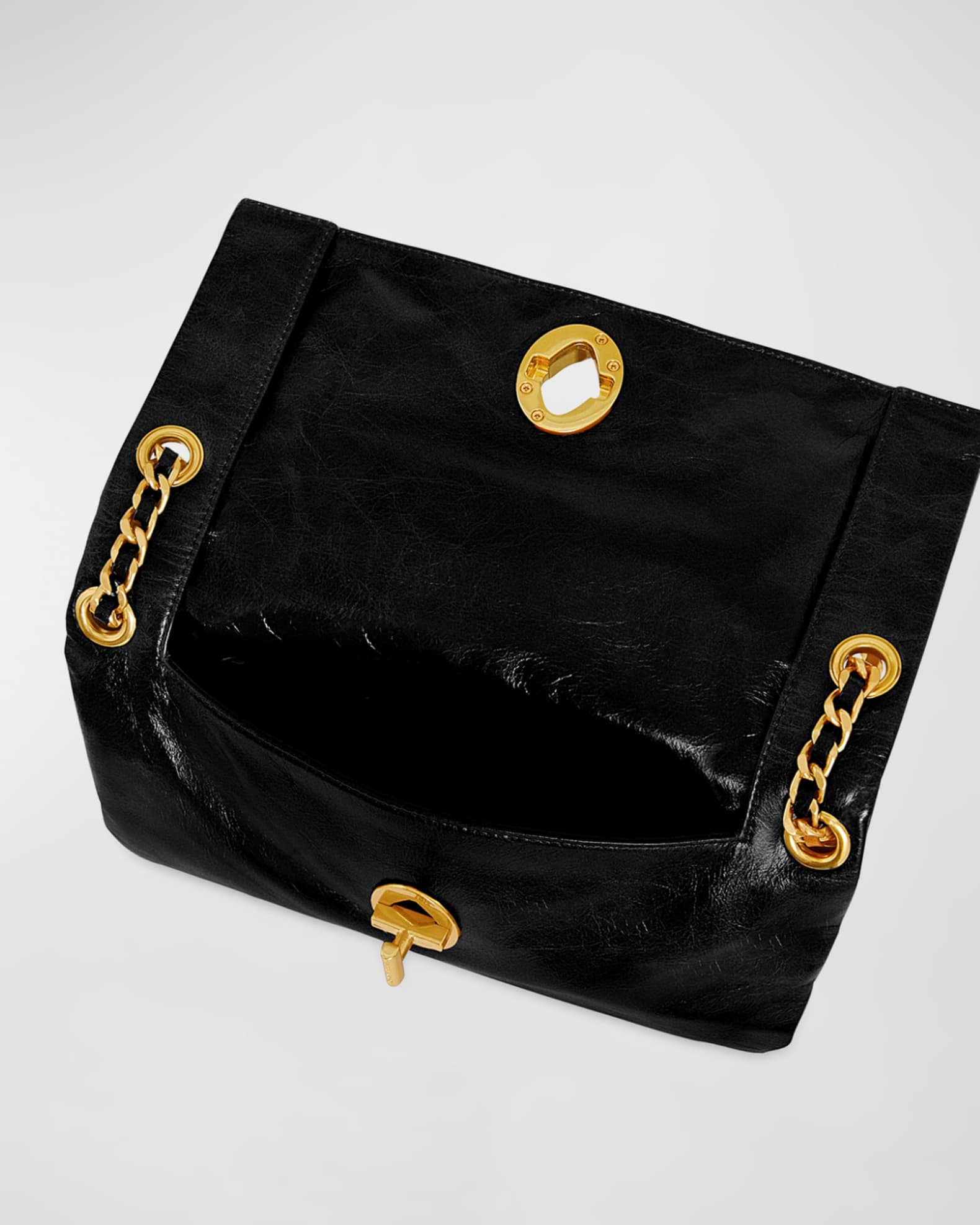 G Large Flap Leather Crossbody Bag 1