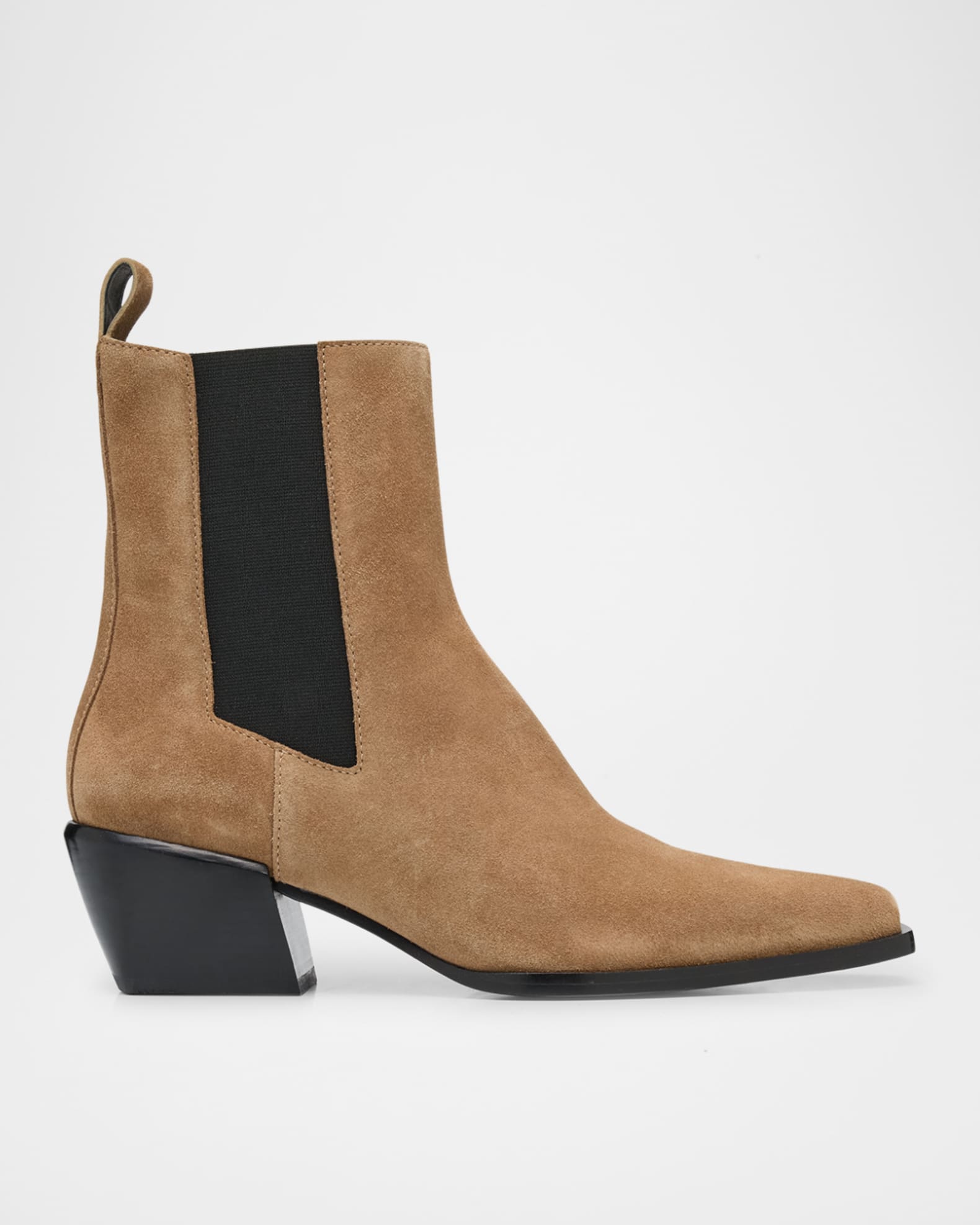 Joni Suede Chelsea Booties | Neiman Marcus