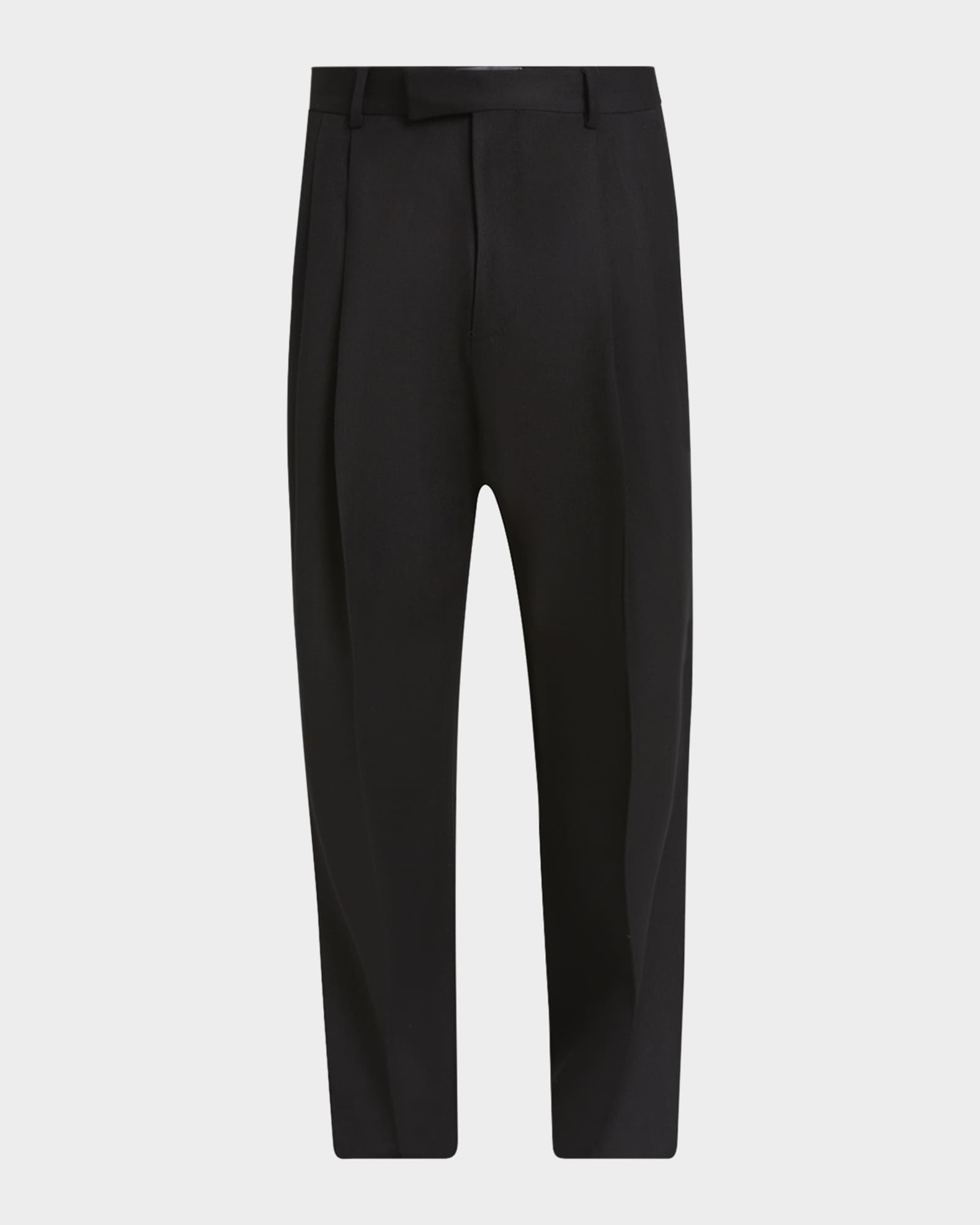 Amiri Men's Double-Pleated Gabardine Pants | Neiman Marcus