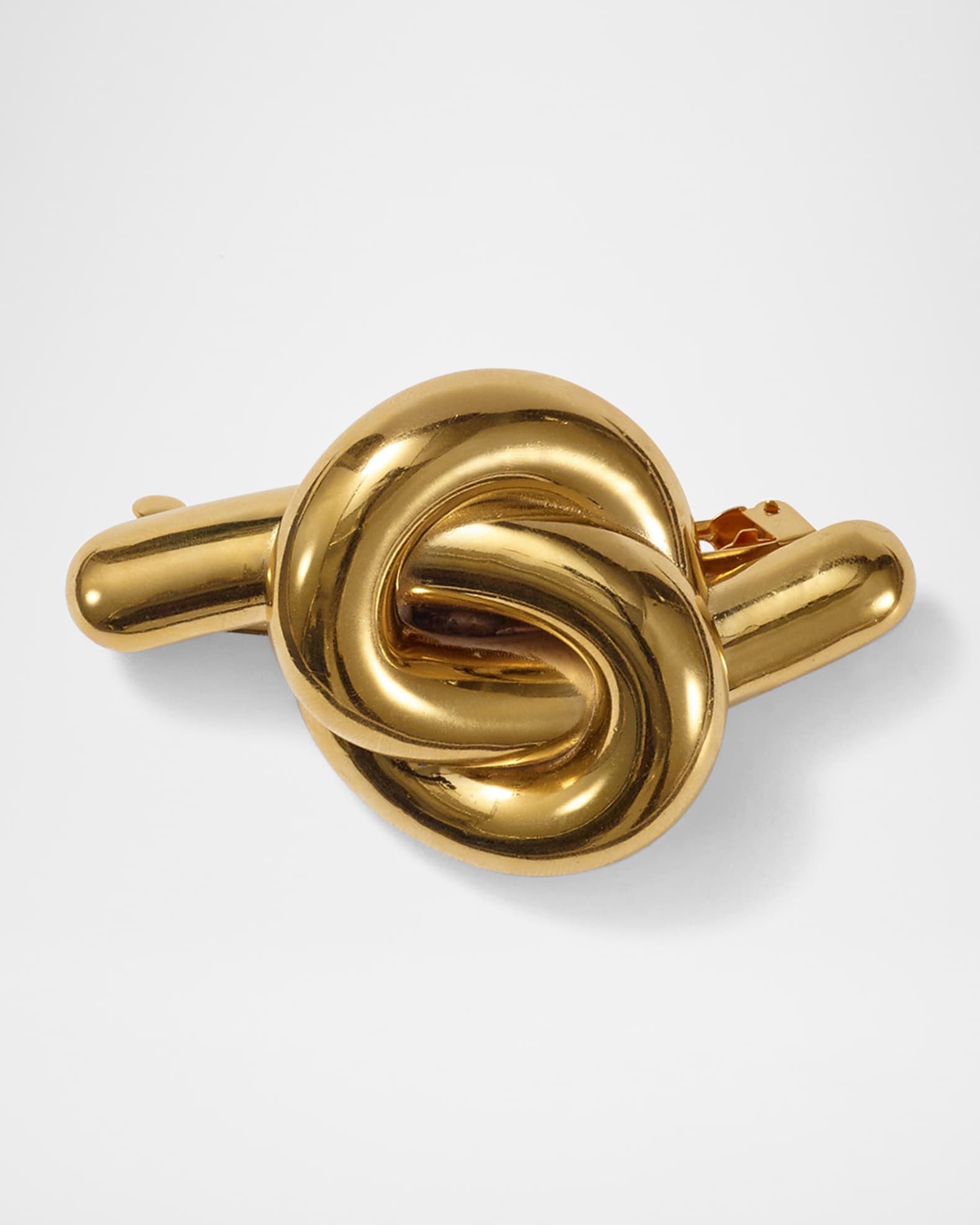 Lelet Ny Glossy Knotted Brass Barrette | Neiman Marcus