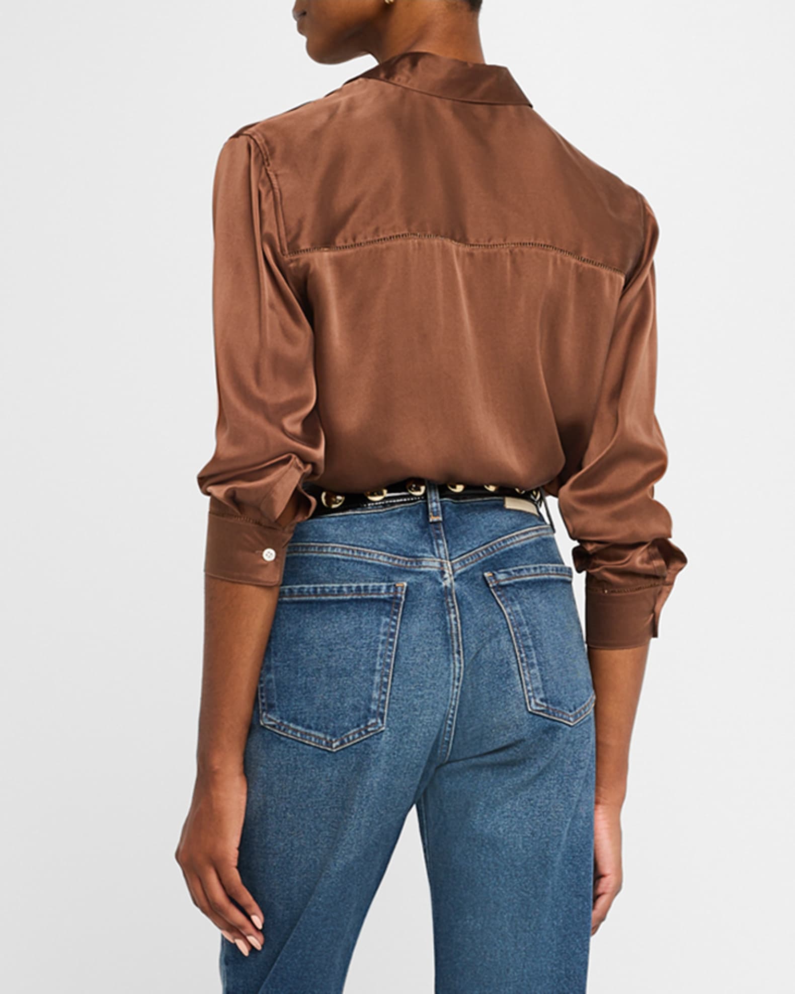 The Silk Charmeuse Shirt
