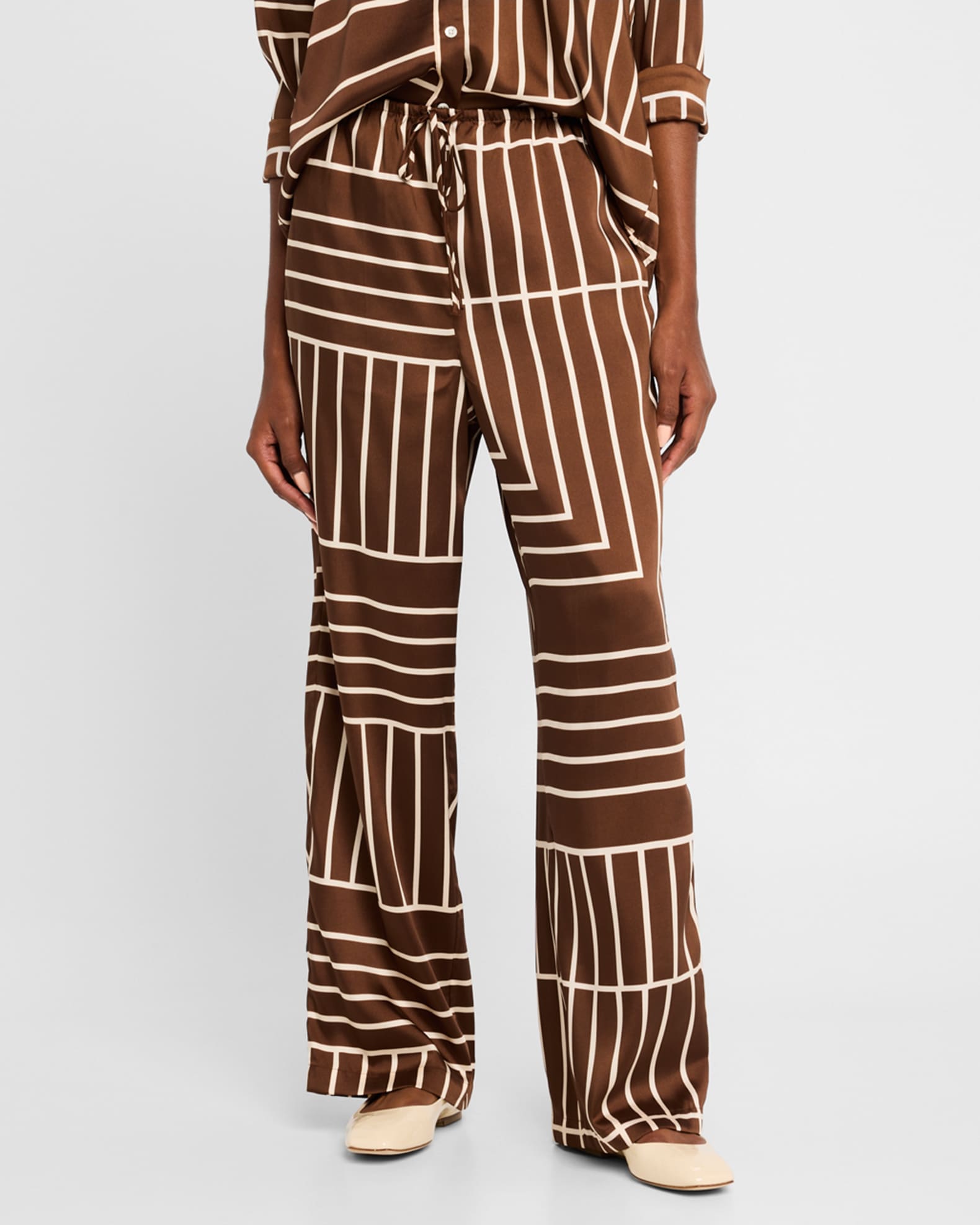 Line Art Damani Satin Pants  1