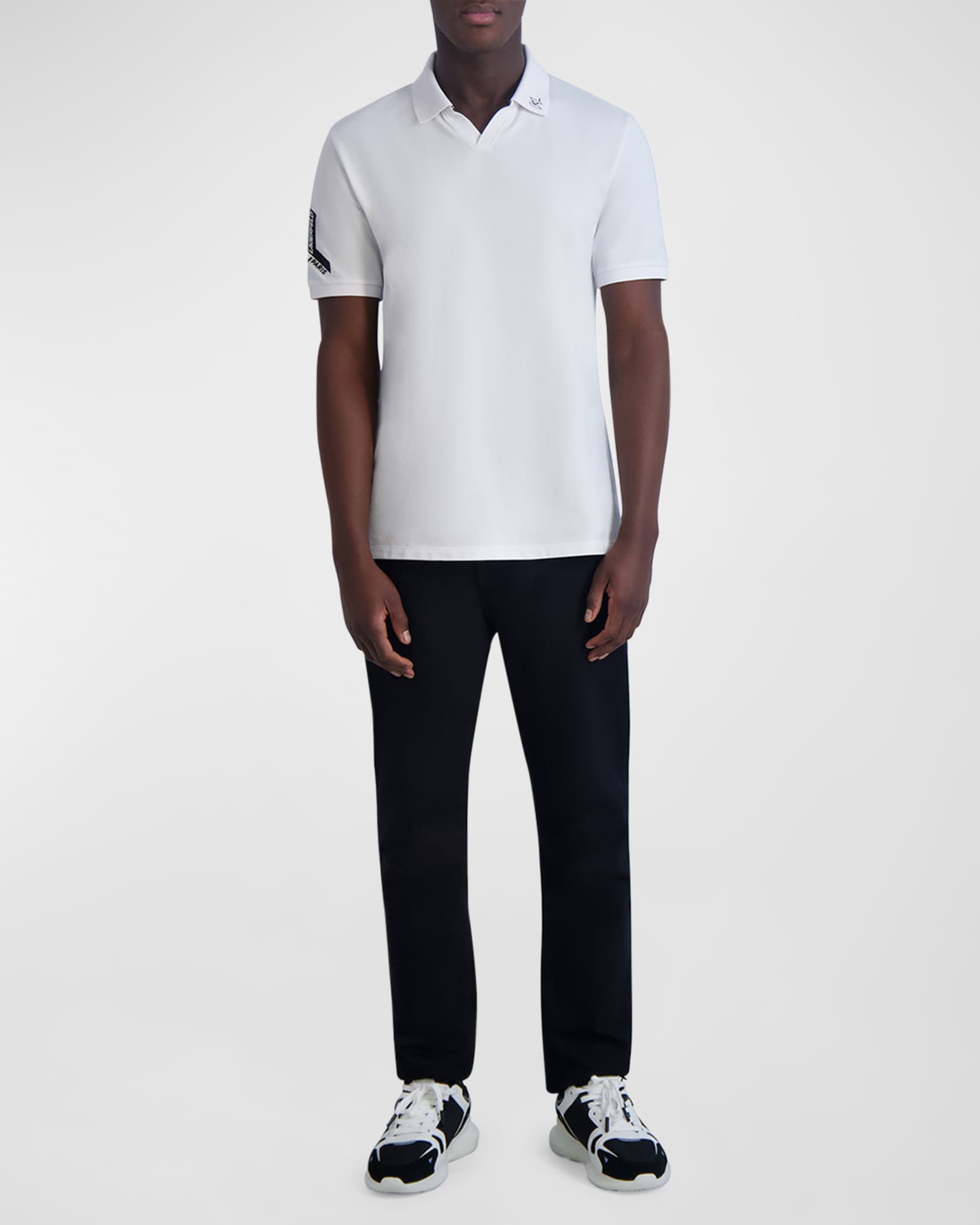 Men's Johnny-Collar Polo  1