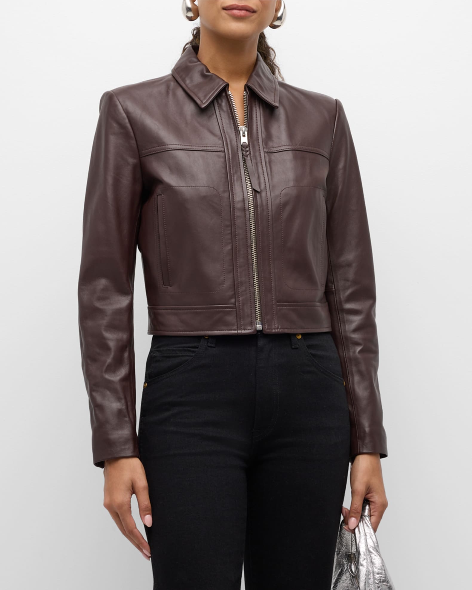 Iro cropped leather jacket 2025